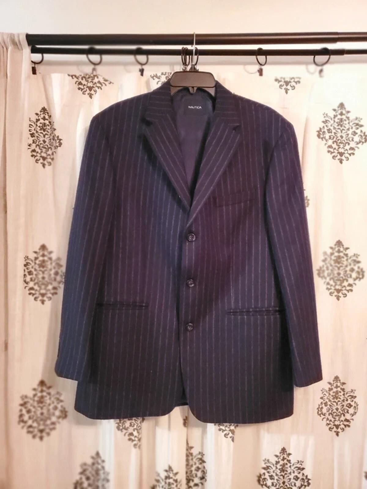 Nautica Nautica 100% Wool Jacket 42R Size 42R - 1 Thumbnail