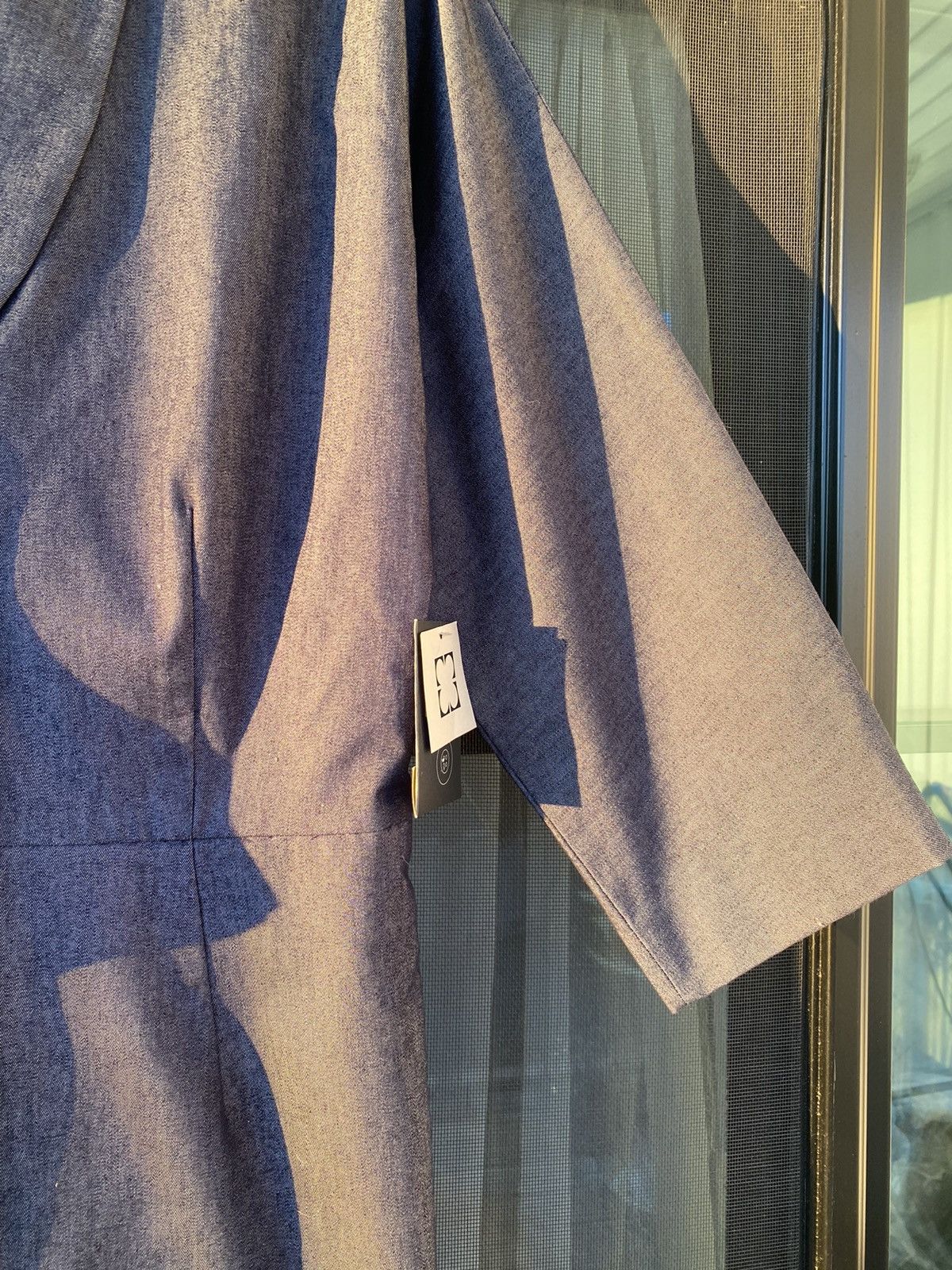 Other NWT Deadstock Blue LIZ CLAIBORNE suit Button Up dress 10 Size M / US 6-8 / IT 42-44 - 3 Thumbnail