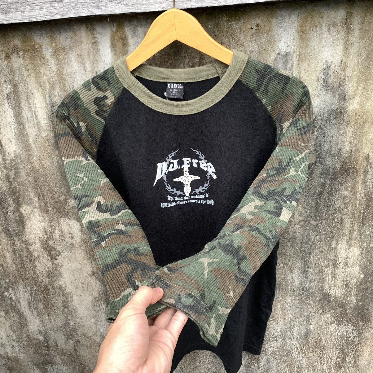 14th Addiction DJ FREE TRIBAL DESIGN POEM REGLAN CAMO LONGSLEEVE Size US L / EU 52-54 / 3 - 8 Thumbnail
