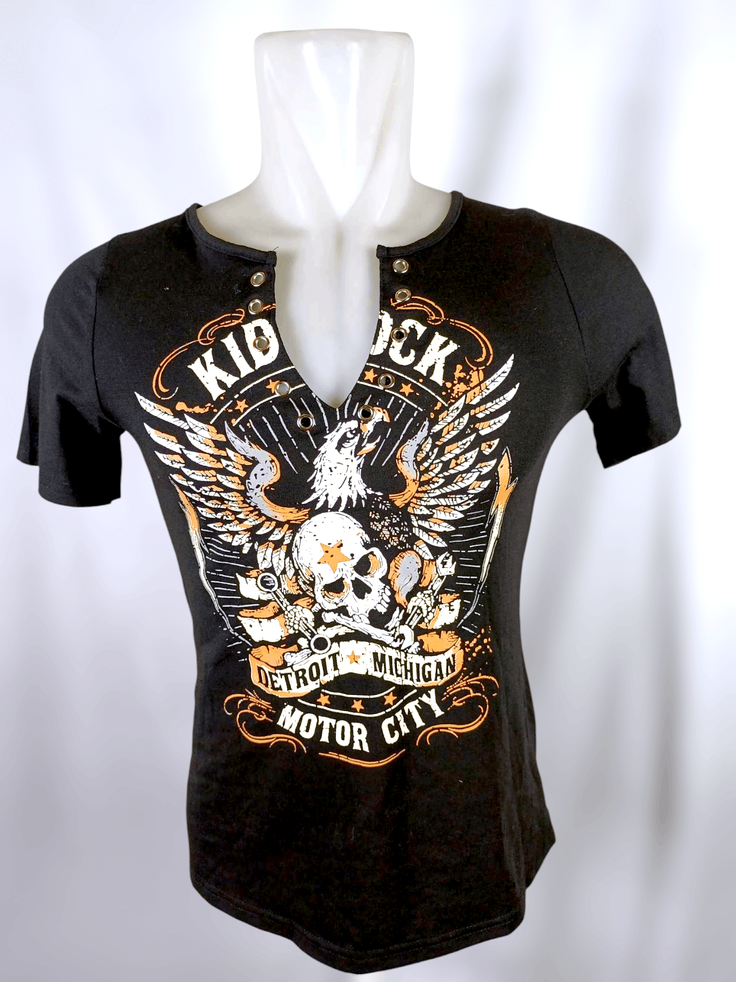 Shein SHEIN Skull Detroit Michigan metro city Tee Size US M / EU 48-50 / 2 - 11 Thumbnail