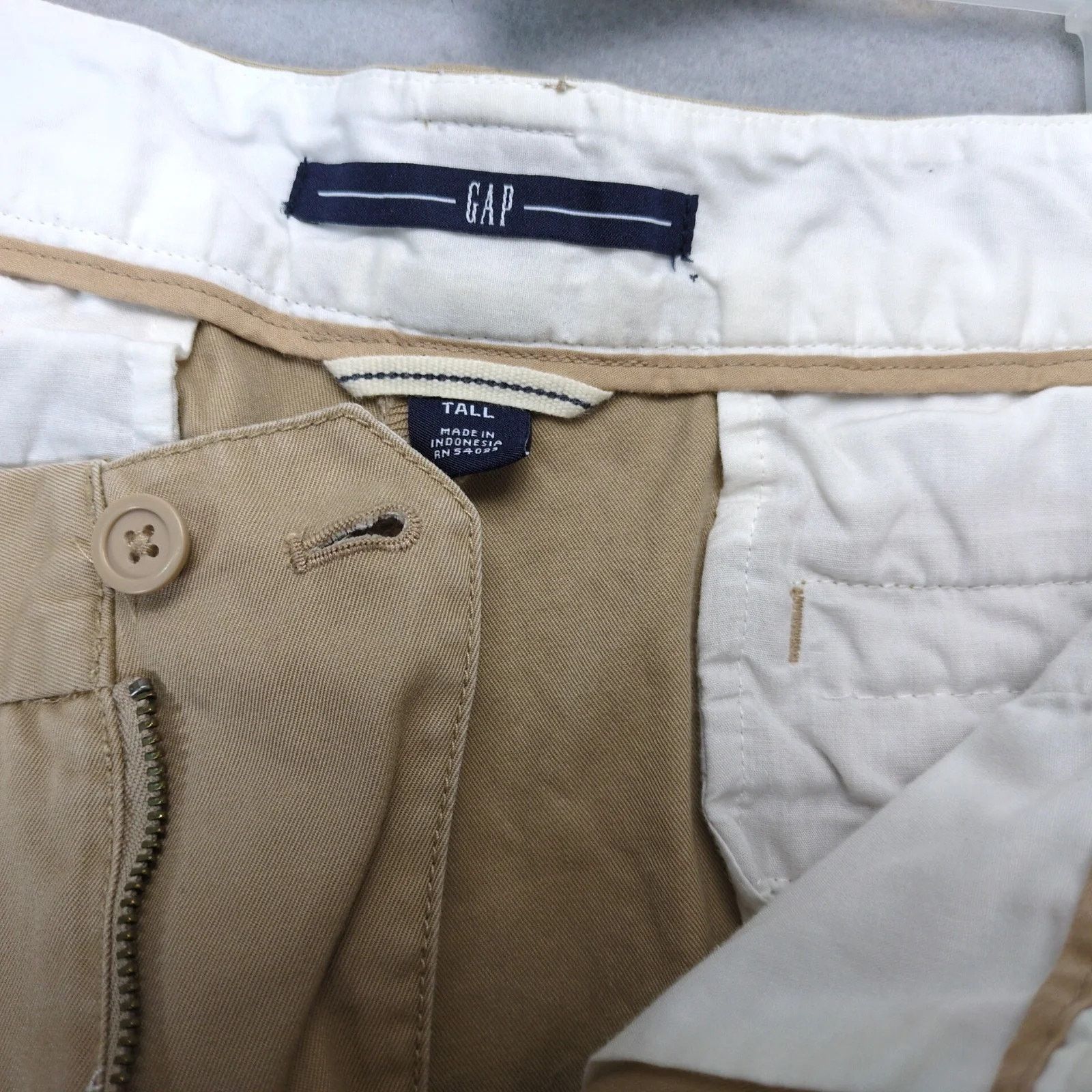 Gap Vintage Y2K GAP Khaki Cotton Chino Shorts Women's 8T 30x5.5" Size 30" / US 8 / IT 44 - 3 Thumbnail