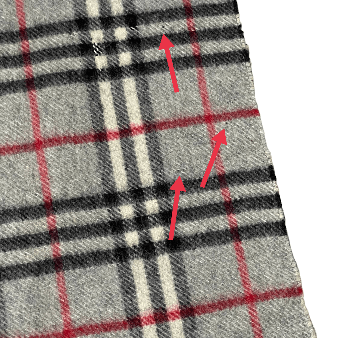 Burberry Vintage Burberry Of London Nova Check Lambswool Scarf/Scarve Size ONE SIZE - 5 Thumbnail
