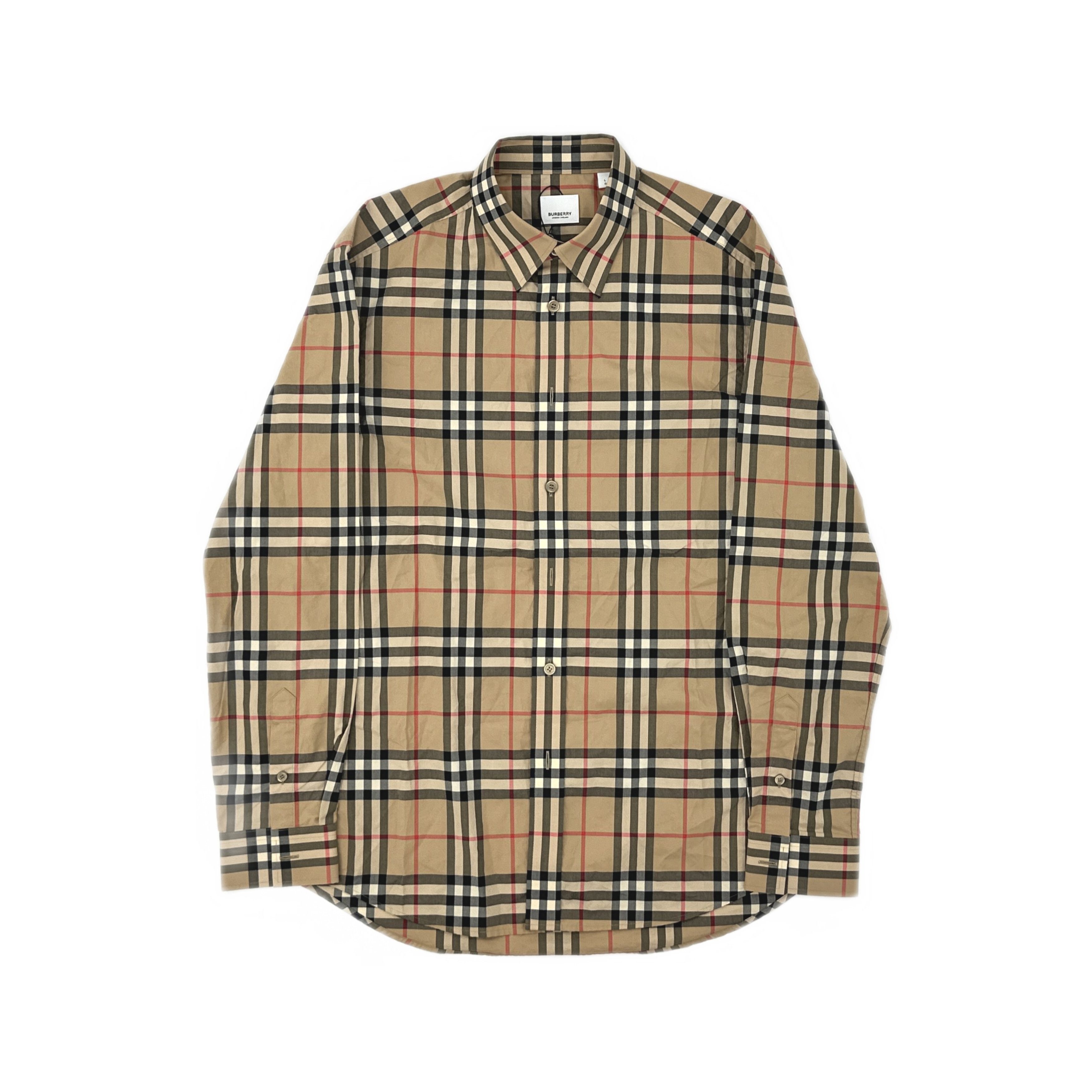 Burberry Burberry Check Button Up Shirt Size L Size US L / EU 52-54 / 3 - 1 Thumbnail