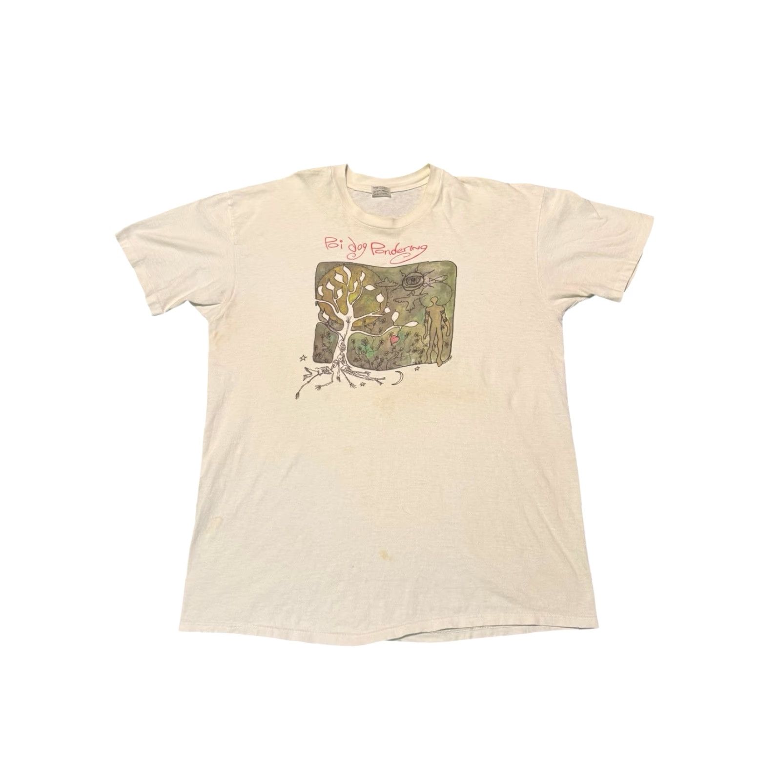 Vintage VINTAGE 1980s Poi Dog Pondering Rock Grunge Band T-Shirt Made In USA Size XL Size US XL / EU 56 / 4 - 2 Thumbnail