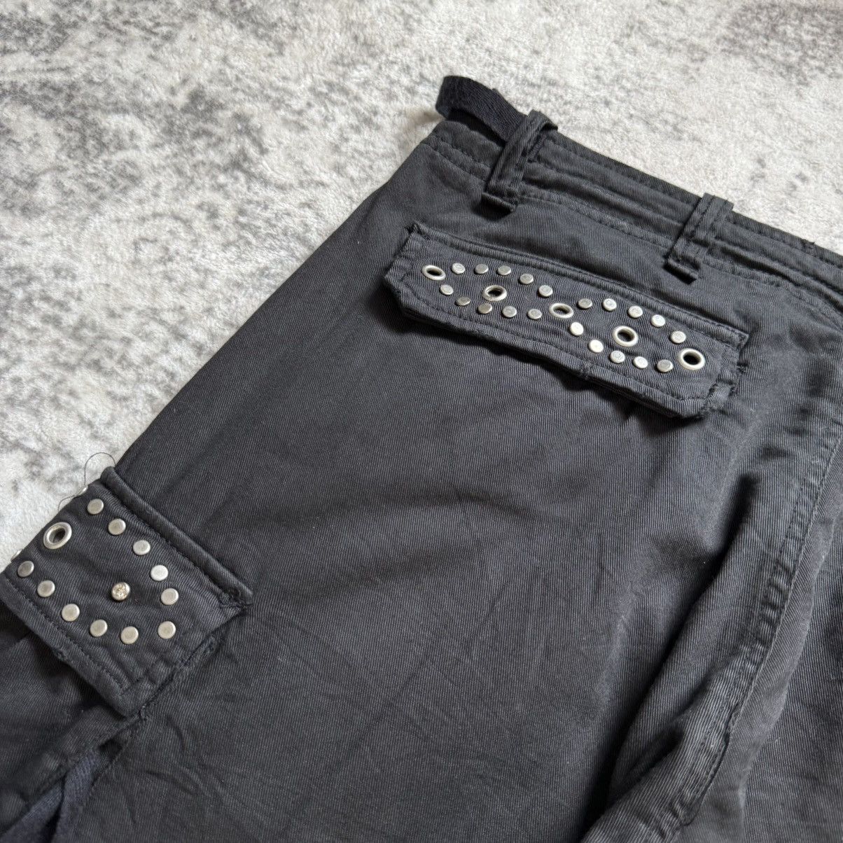 Hysteric Glamour 2000s Wild Khakis Japan Studded Details Linen Cargo Pants Size US 32 / EU 48 - 14 Thumbnail