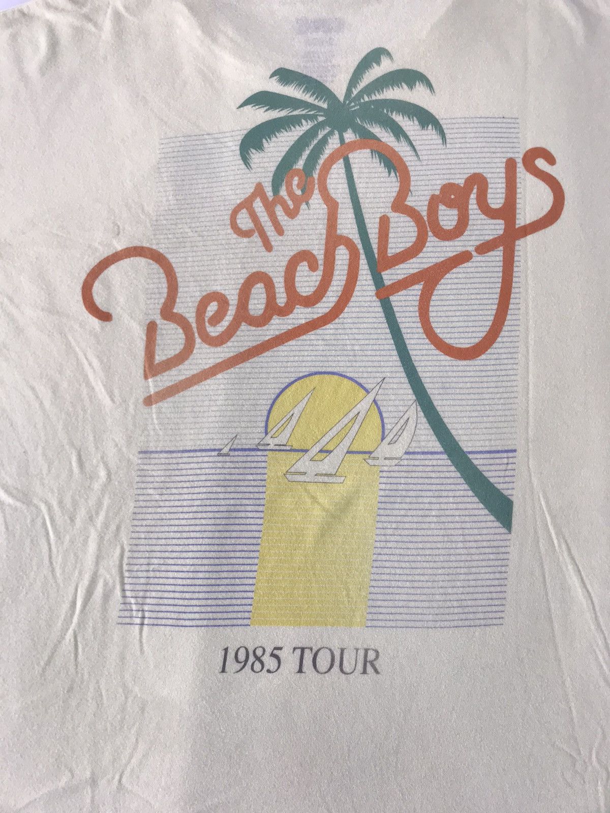 Band Tees The Beach Boys 1985 American Rock Band Tour Printed Tee Size US L / EU 52-54 / 3 - 5 Thumbnail