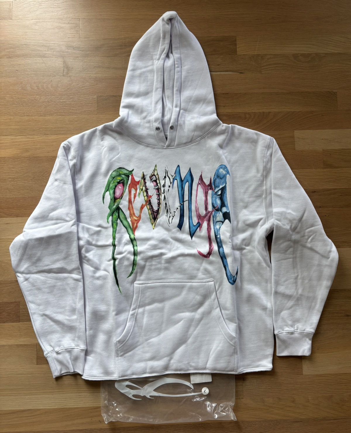 Revenge × Trippie Redd Revenge Trippie Redd Arch Logo Hoodie Size US L / EU 52-54 / 3 - 3 Thumbnail
