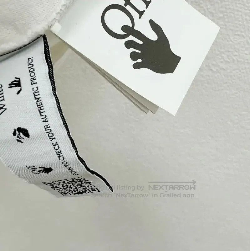 Off-White Off-White White Cotton Short Sleeve T-Shirt . Size US L / EU 52-54 / 3 - 5 Thumbnail