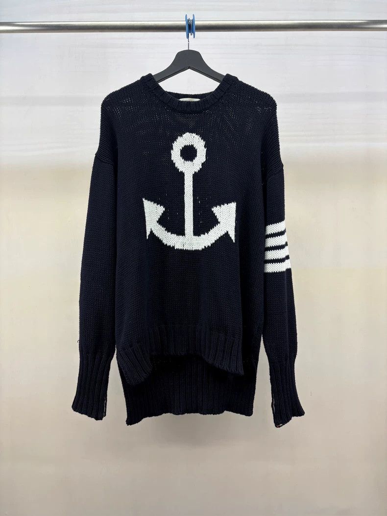 Thom Browne Thom Browne Ship anchor sweater Size US M / EU 48-50 / 2 - 1 Thumbnail