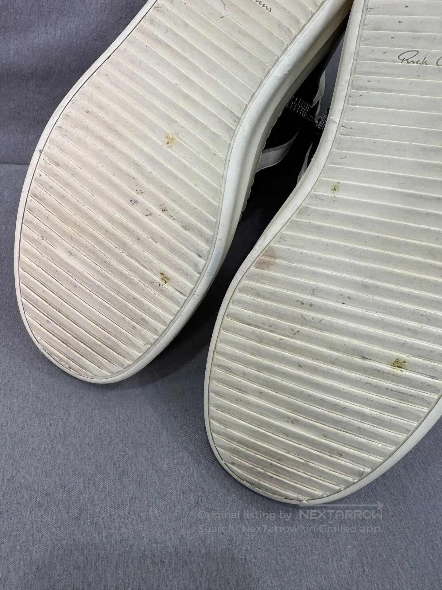 Rick Owens rick owens black and white high-top sneakers. Size US 7 / EU 40 - 8 Thumbnail