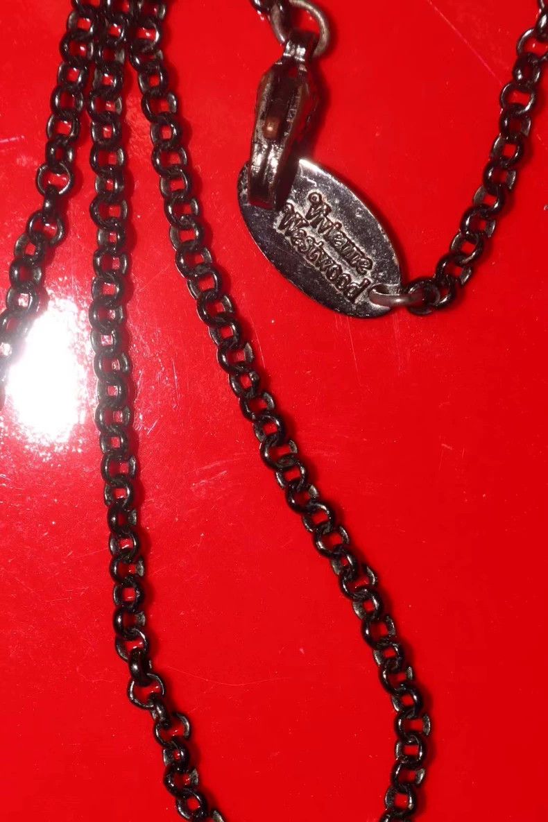 Vivienne Westwood Vivienne Westwood Crystal Skull Pendant Necklace Size ONE SIZE - 6 Thumbnail