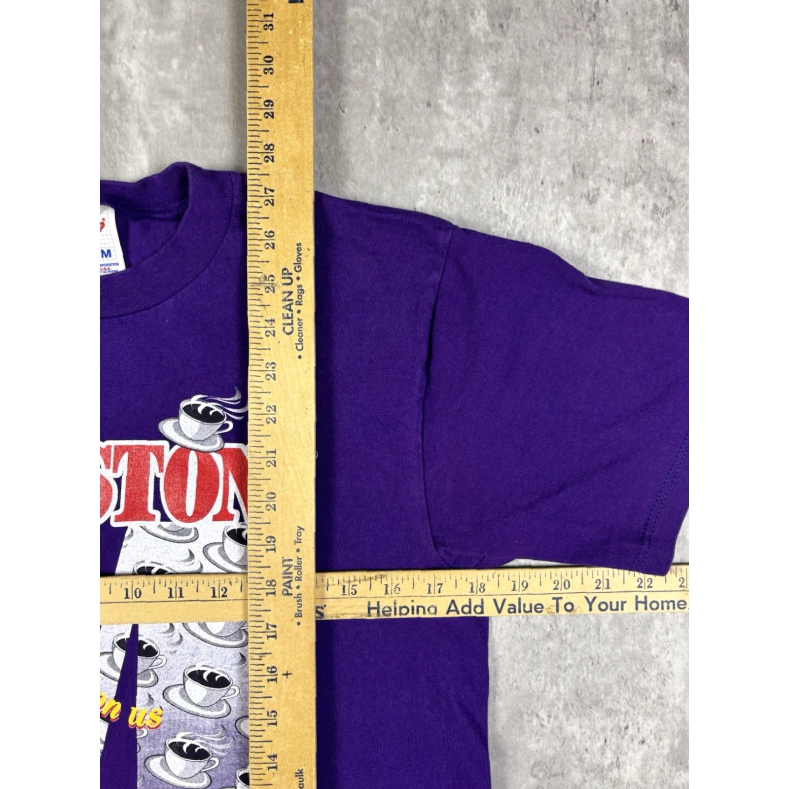 Jerzees VINTAGE 90s Coffee Shop Promo T Shirt M Size US M / EU 48-50 / 2 - 4 Thumbnail