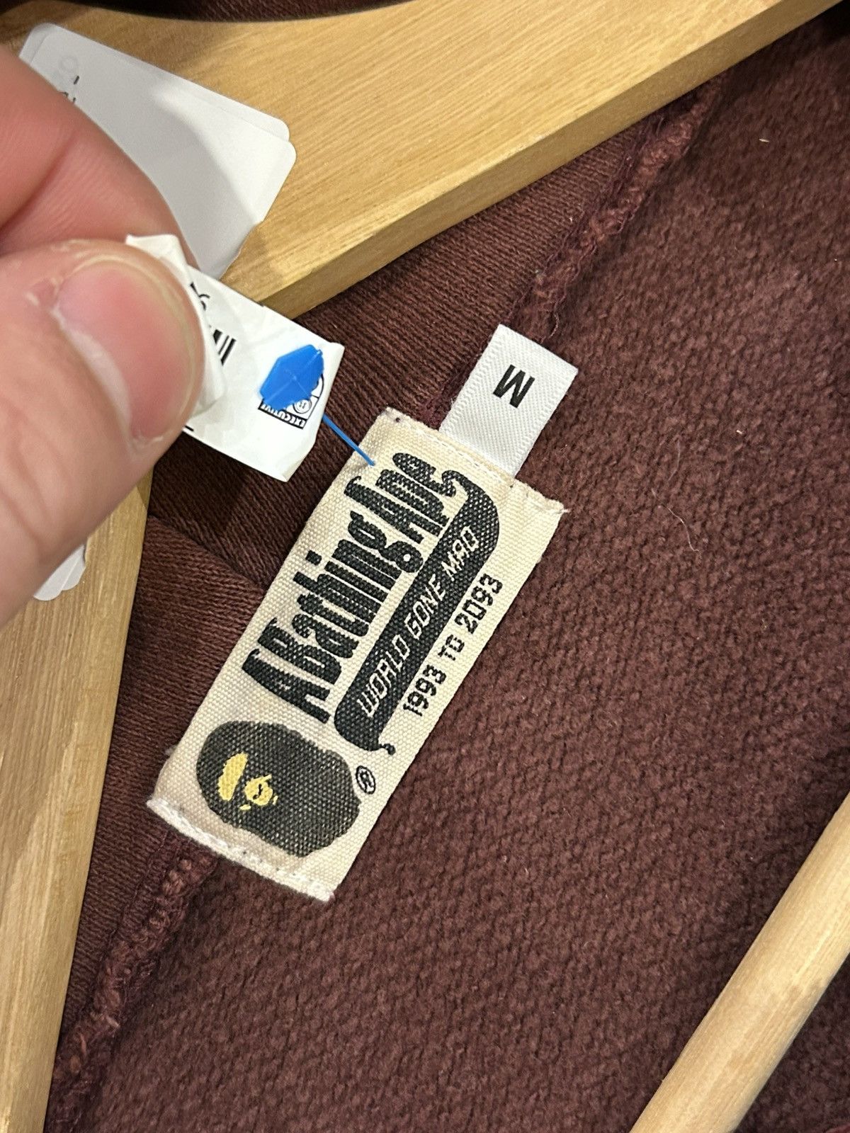 Bape Bape Shark Camo Hoodie - Maroon Size US M / EU 48-50 / 2 - 5 Thumbnail