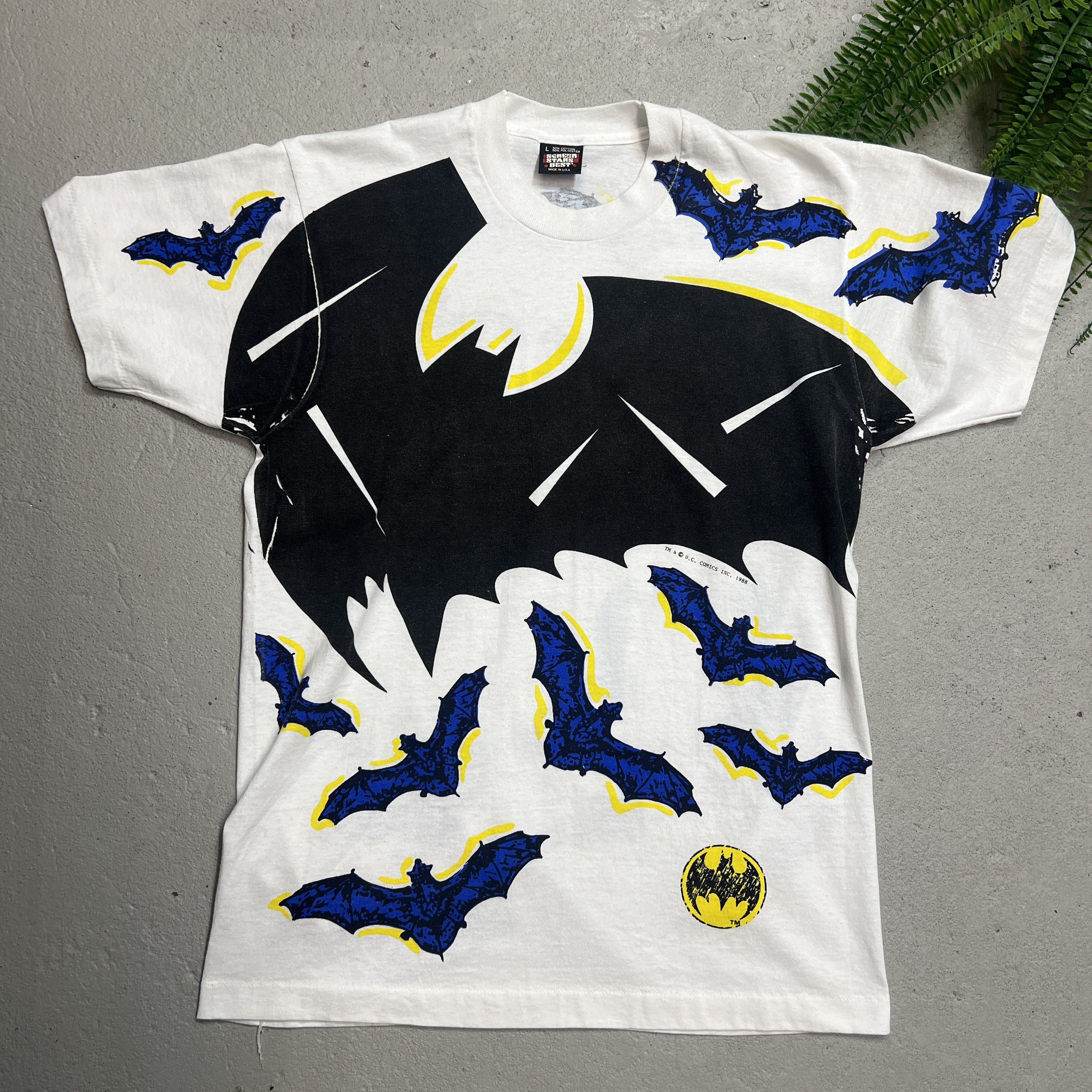 DC Comics × Vintage 1988 Batman Full Print AOP Screen Stars Promo 