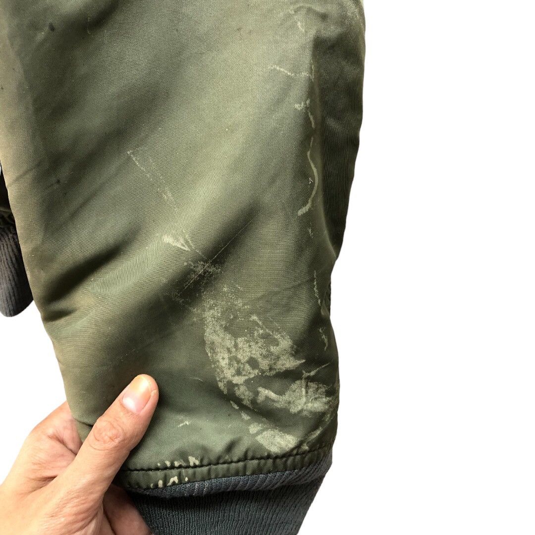 Alpha Industries Vintage ALPHA Made In Usa USAF MA-1 Bomber Jacket #4878-37 Size US L / EU 52-54 / 3 - 12 Thumbnail
