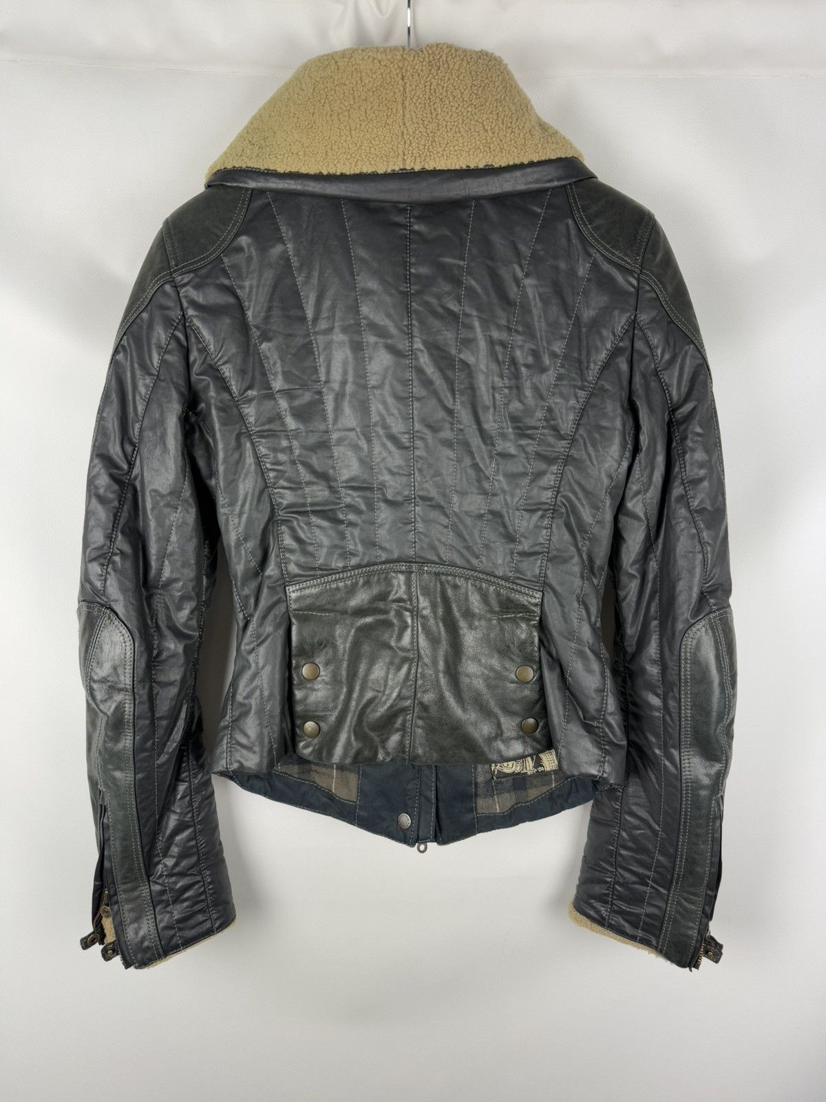 Matchless Matchless Ladies Motorcycle Biker Jacket Size 40 Size S / US 4 / IT 40 - 11 Thumbnail