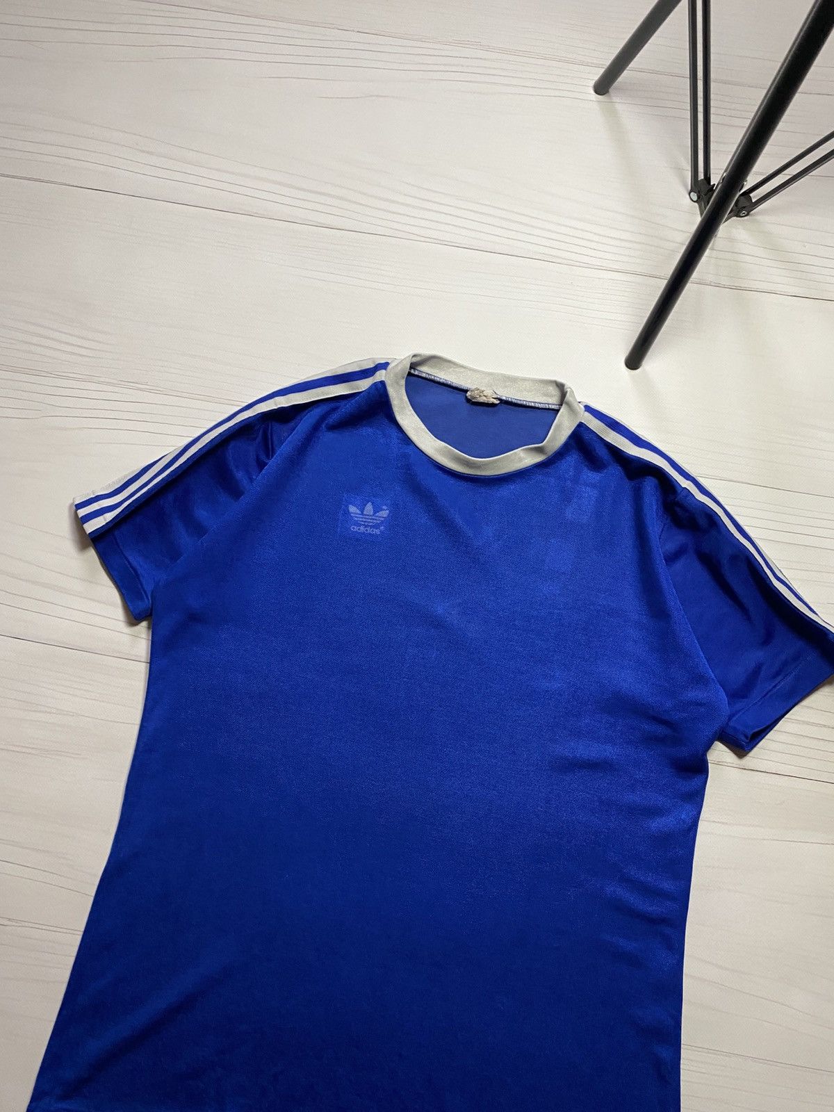 Adidas Vintage 80’s Retro Adidas Made West Germany soccer jersey Size US M / EU 48-50 / 2 - 5 Thumbnail