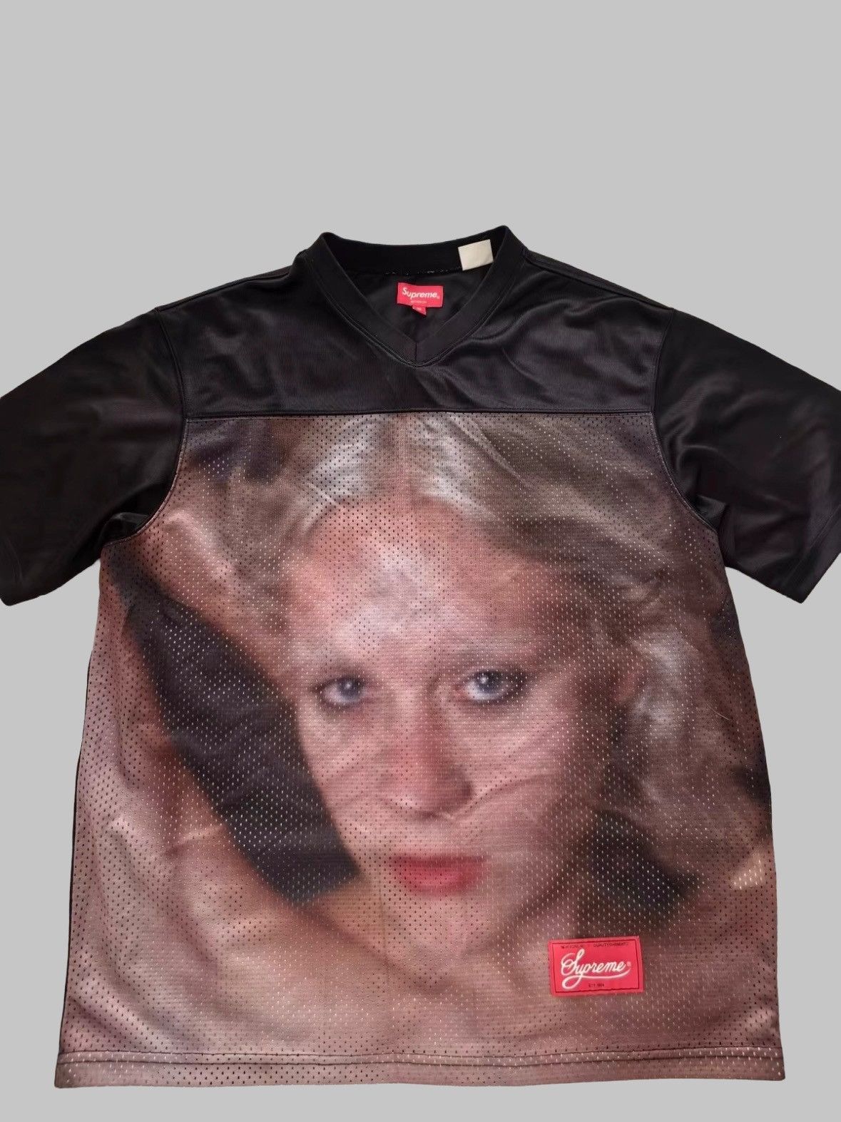 Supreme Supreme Gummo Football Top Jersey Silver | Grailed