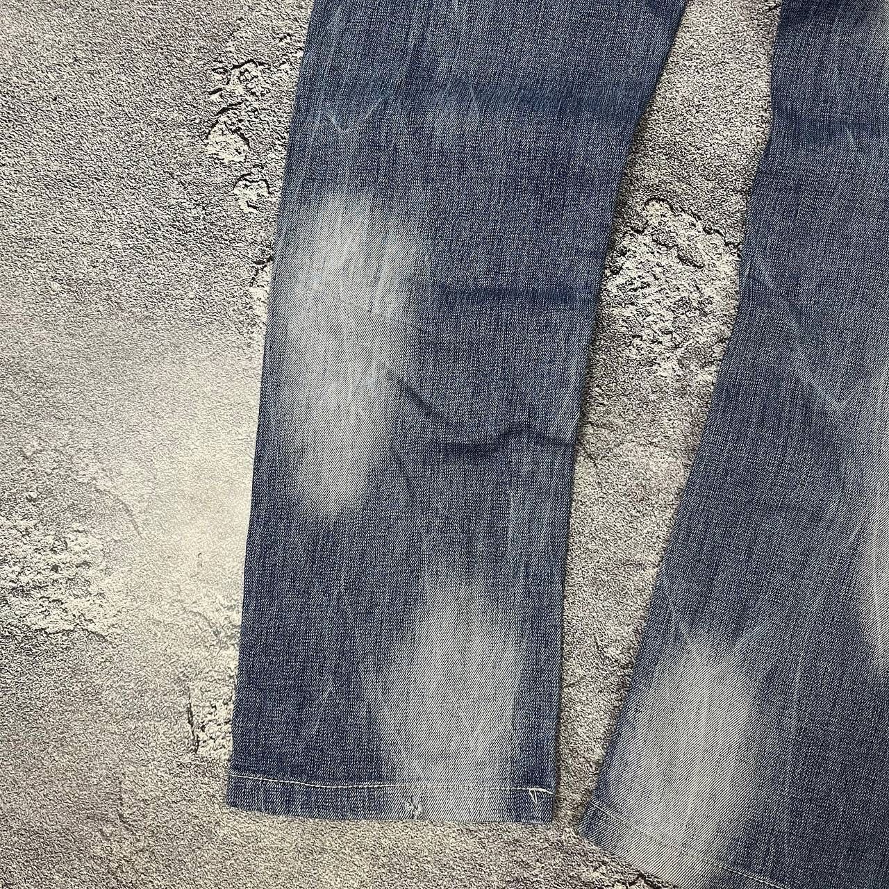 Vintage Y2K Kosmo Lupo Jeans Denim Washed Embroidered Logo Size US 32 / EU 48 - 21 Thumbnail