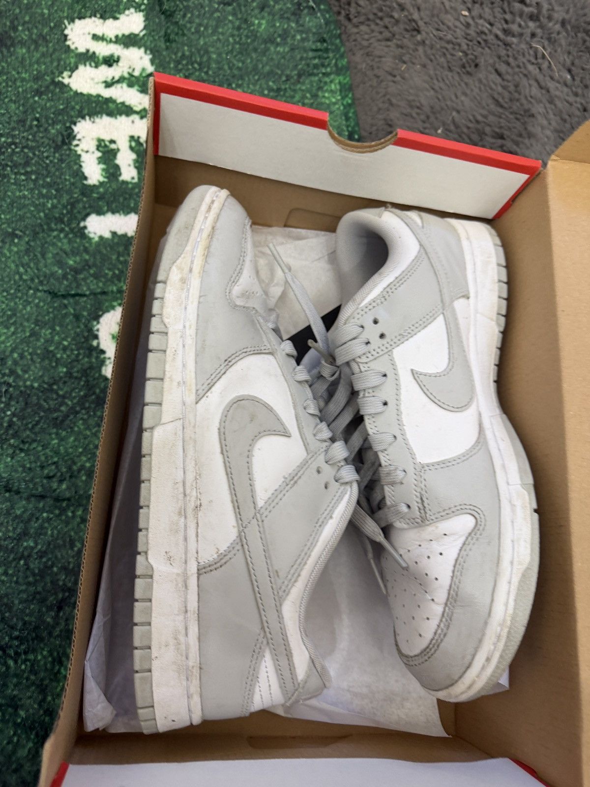 Nike Nike dunk low grey size 10 Size US 10 / EU 43 - 2 Thumbnail