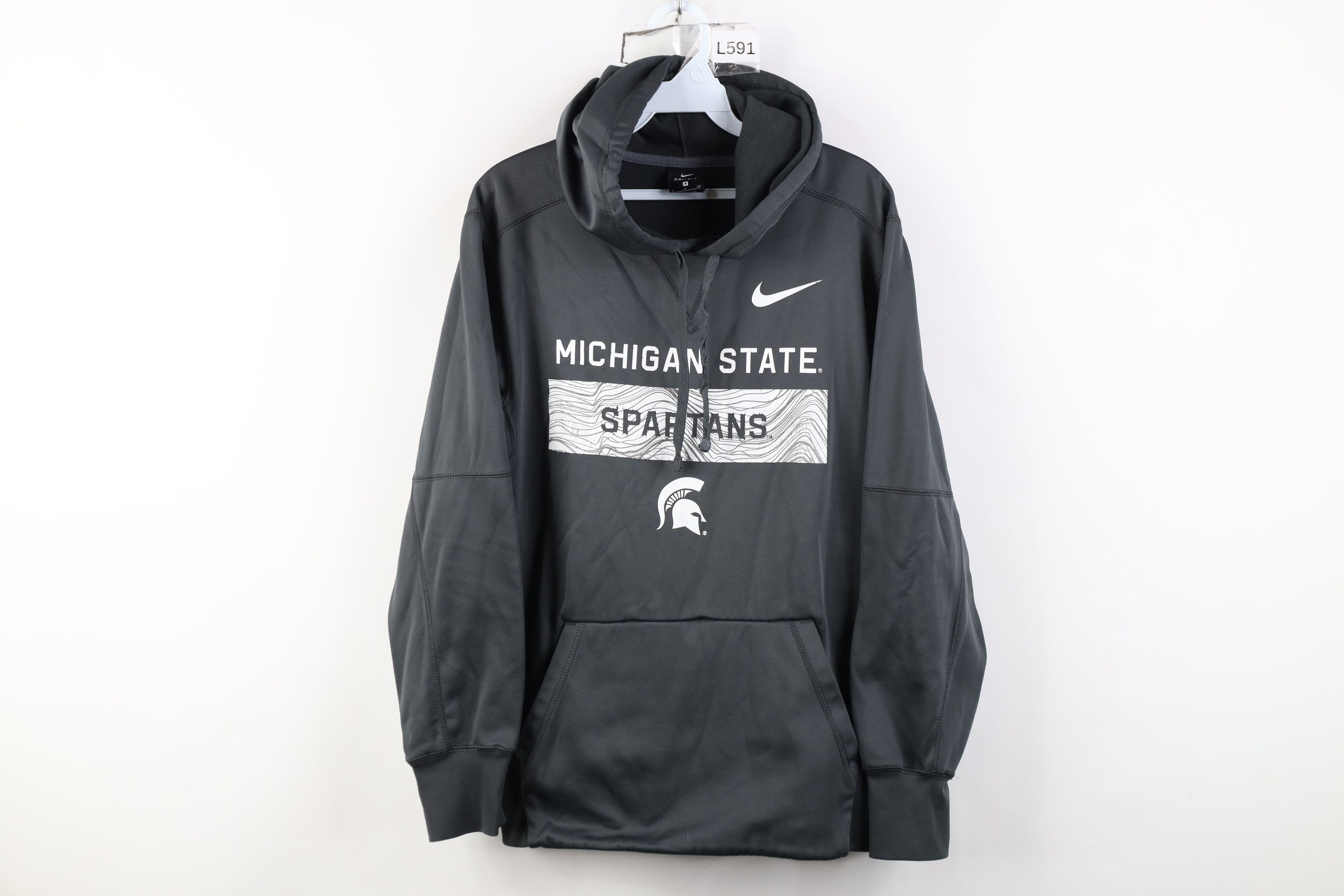 Nike Nike Spell Out Michigan State University Hoodie Sweatshirt Size US S / EU 44-46 / 1 - 1 Thumbnail