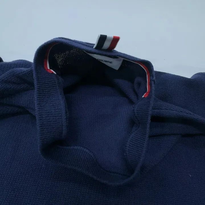 Thom Browne Thom Browne Navy Striped Short Sleeve T-Shirt -2507 Size US M / EU 48-50 / 2 - 6 Thumbnail