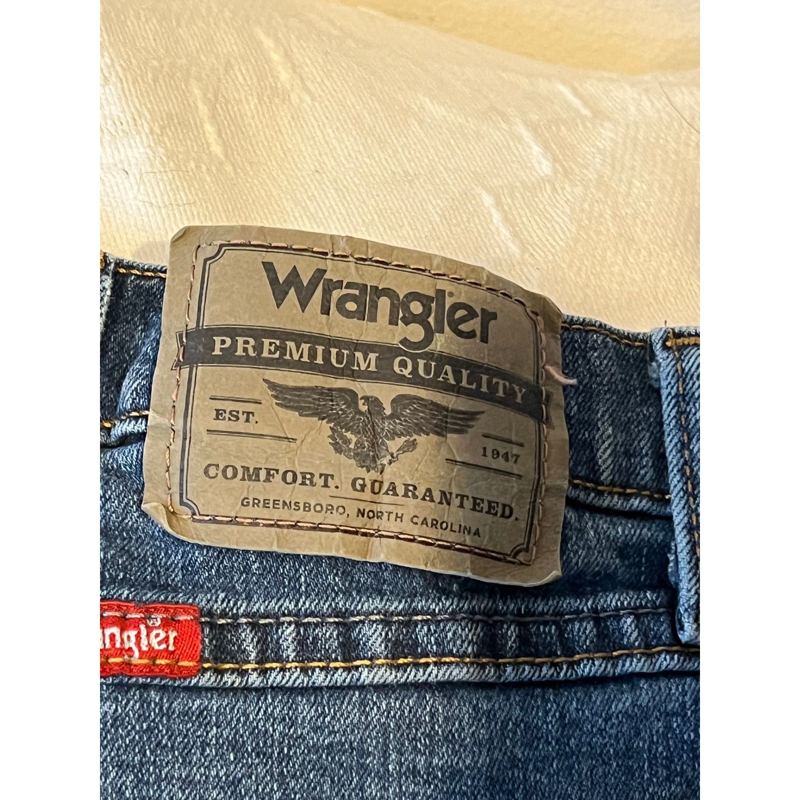 Wrangler Wrangler Straight Leg Jeans Mens 38x30 Size US 38 / EU 54 - 4 Thumbnail