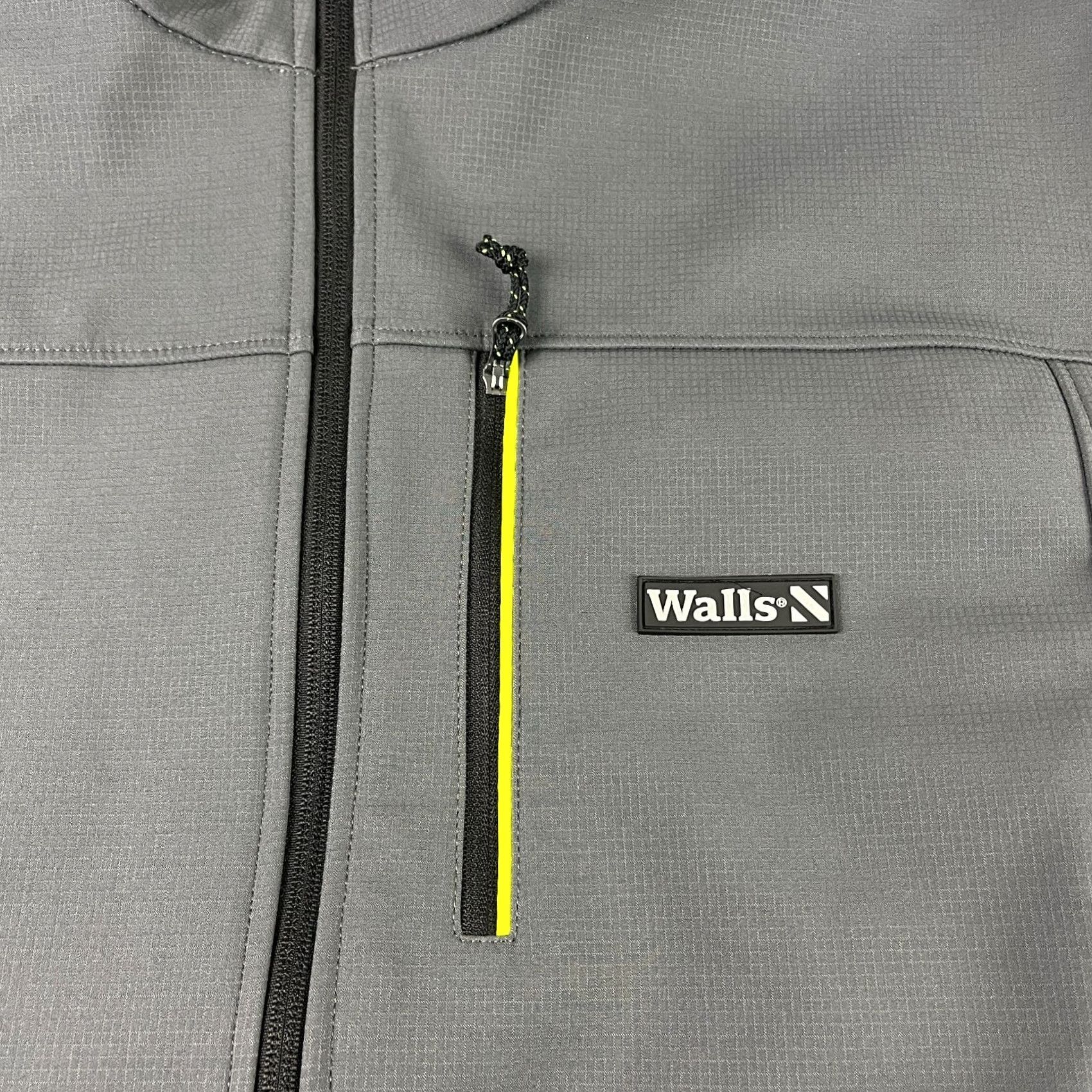 Walls Walls Jacket Mens Large Gray Full Zip Softshell Outdoor Coat Size US L / EU 52-54 / 3 - 3 Thumbnail