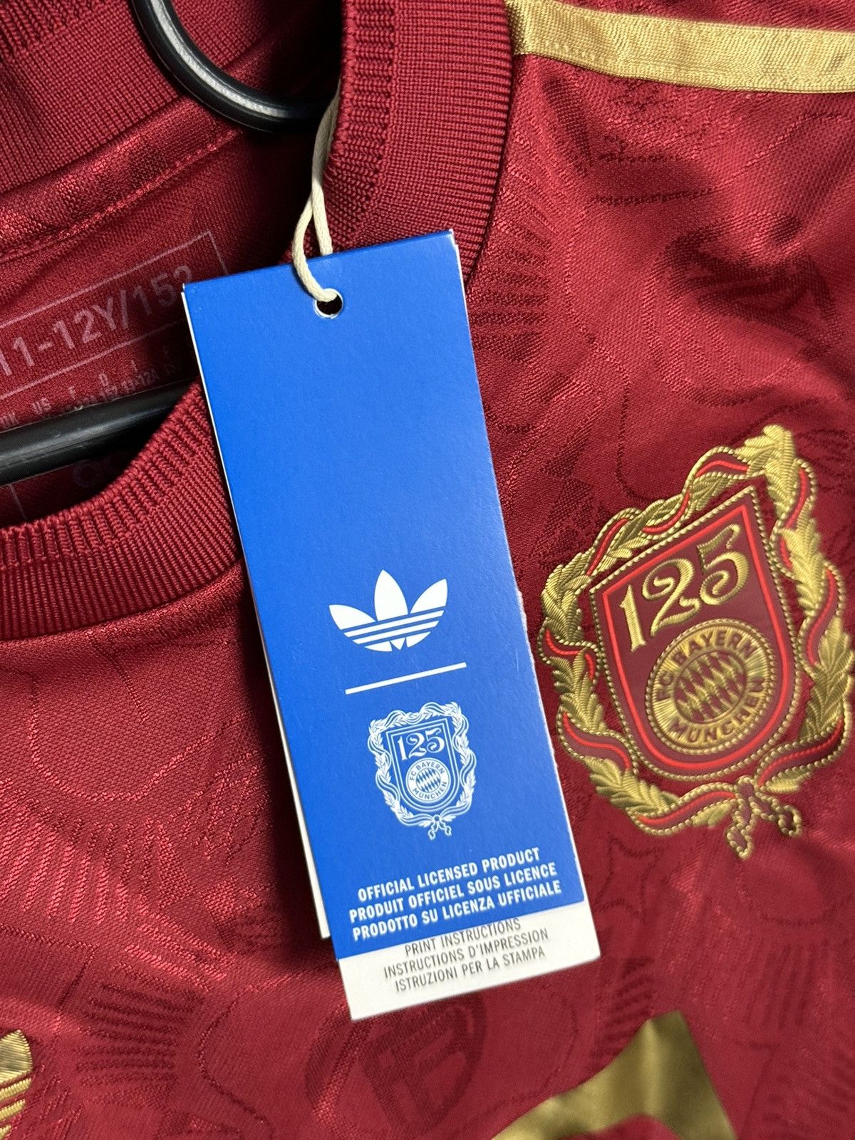 Adidas KIDS New Bayern Munchen Anniversary Musiala Football Jersey Size US XS / EU 42 / 0 - 11 Thumbnail