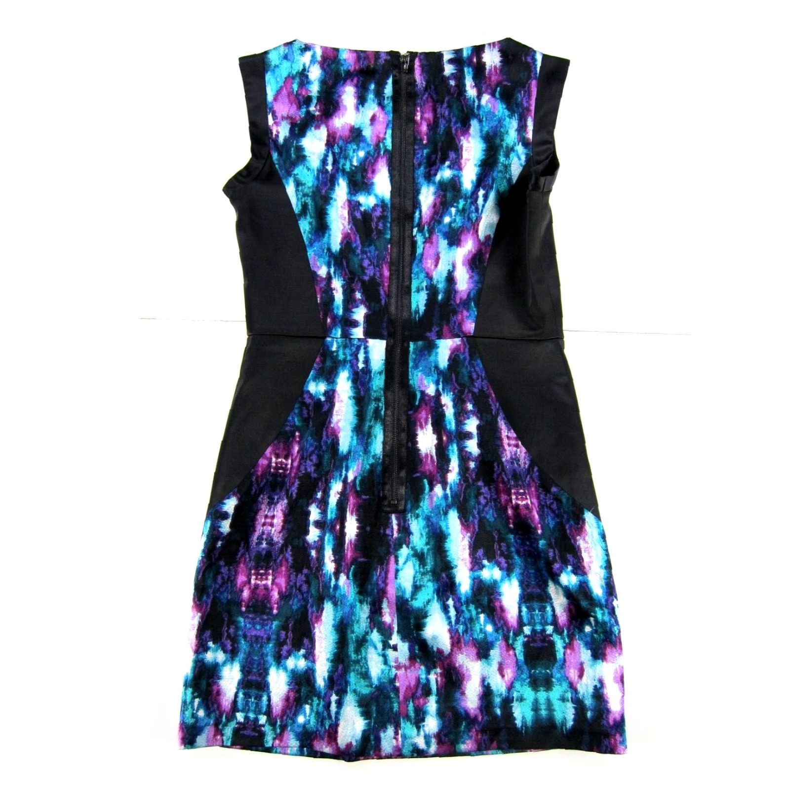 Laundry by Shelli Segal Laundry Shelli Segal Silk Black Floral Cap Sleeve Sheath Dress Womens 8 Size M / US 6-8 / IT 42-44 - 2 Thumbnail