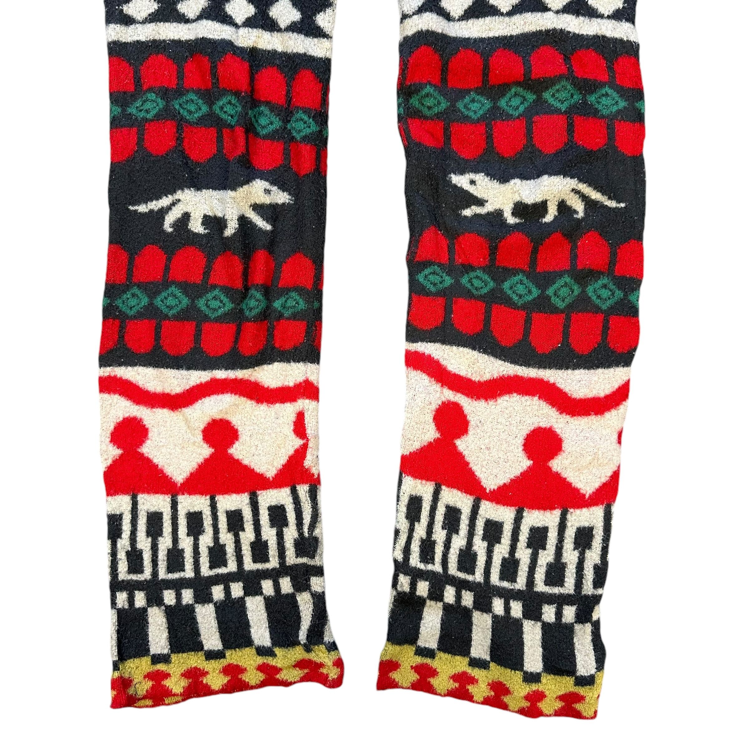 Tsumori Chisato TSUMORI CHISATO Motif Design Acrylic Elastic Pants #A61-1410 Size 25" / US 0 / IT 36 - 3 Thumbnail