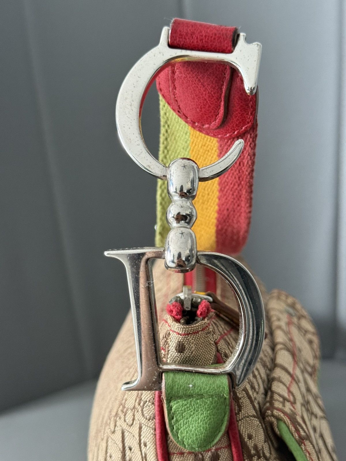 Dior Vintage Christian Dior John Galliano Saddle Rasta Bag Size ONE SIZE - 12 Thumbnail