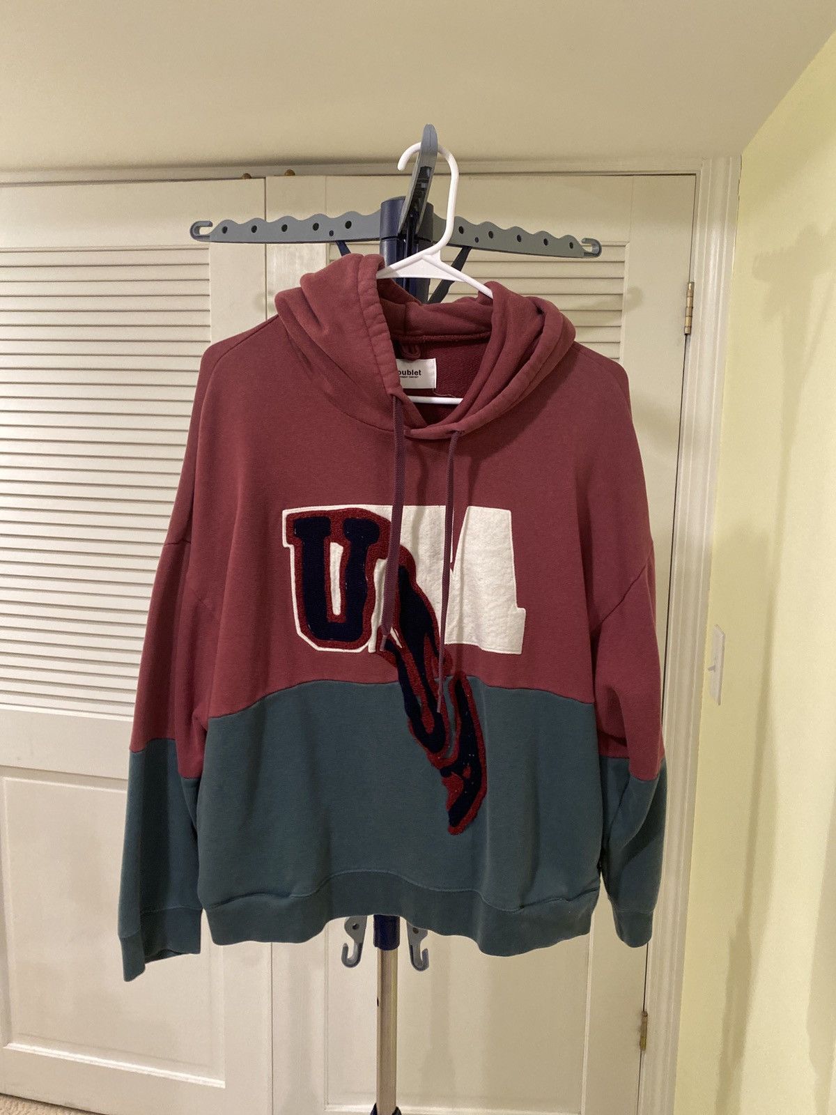 Doublet Doublet Cropped Melting USA Hoodie Size US M / EU 48-50 / 2 - 1 Thumbnail