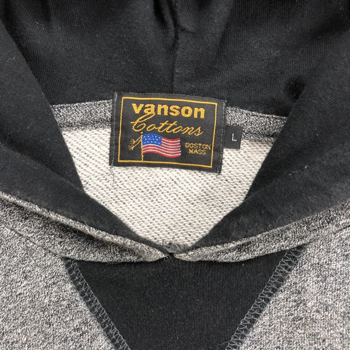 Vanson Leathers 2000s Vanson Leather Spellout Motorcycle Pullover Hoodie Size US L / EU 52-54 / 3 - 5 Thumbnail