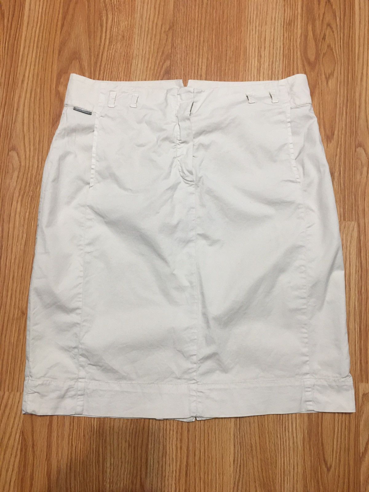 Fabiana Filippi Fabiana Filippi Beige Cotton Womens Skirt EU38 US M Size 30" / US 8 / IT 44 - 9 Thumbnail