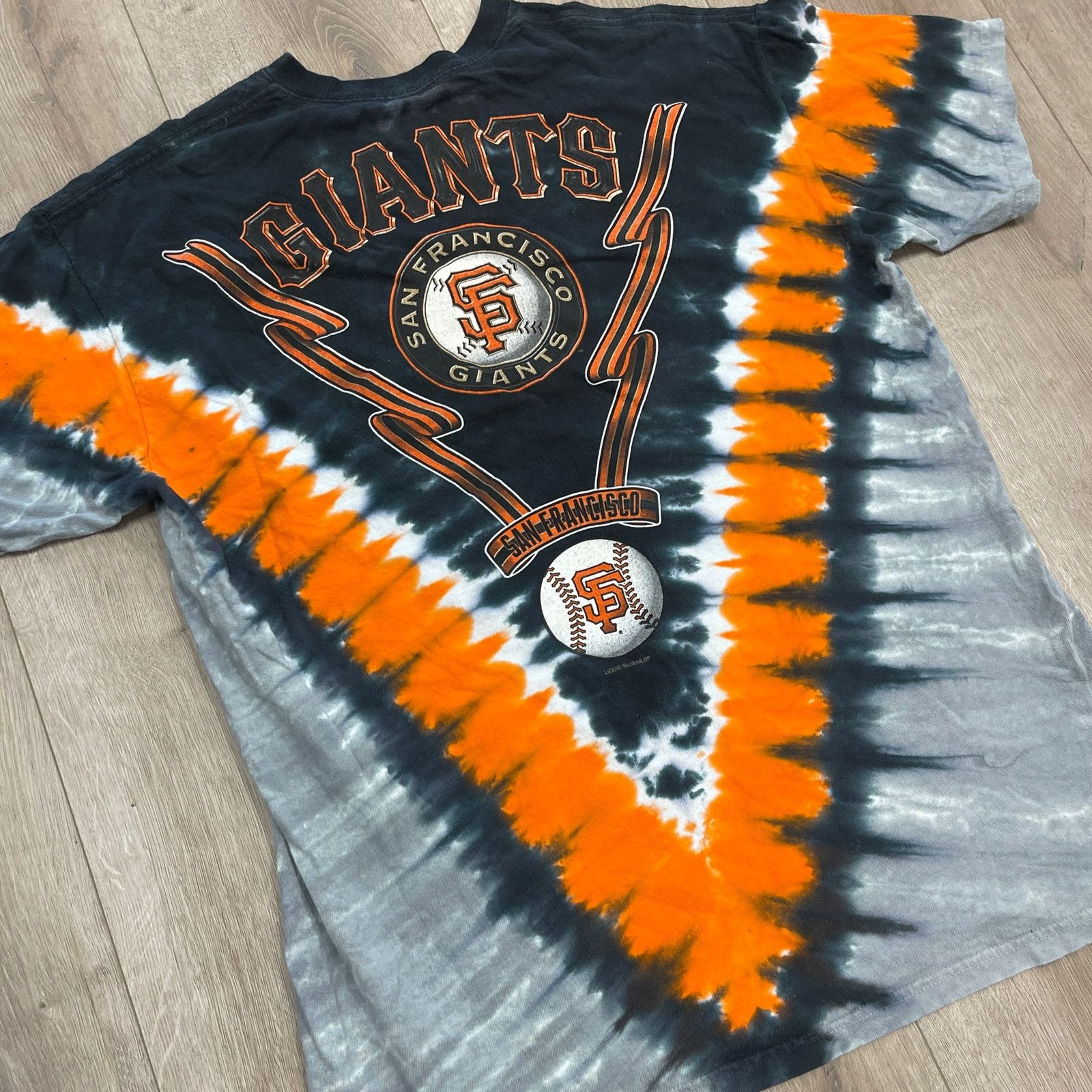 MLB San Francisco Giants V Tie-Dye Tee T Shirt size Large L B8 Size US L / EU 52-54 / 3 - 5 Thumbnail