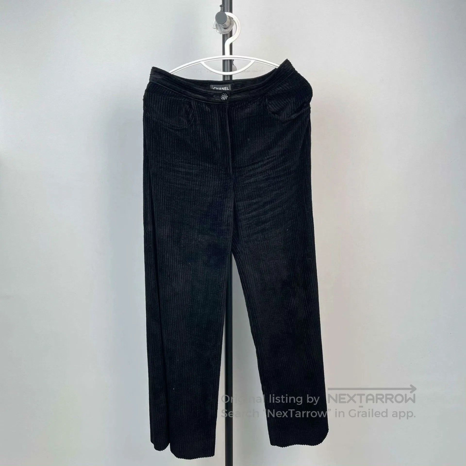Chanel Chanel 25k Black Straight. Size 35" - 1 Thumbnail