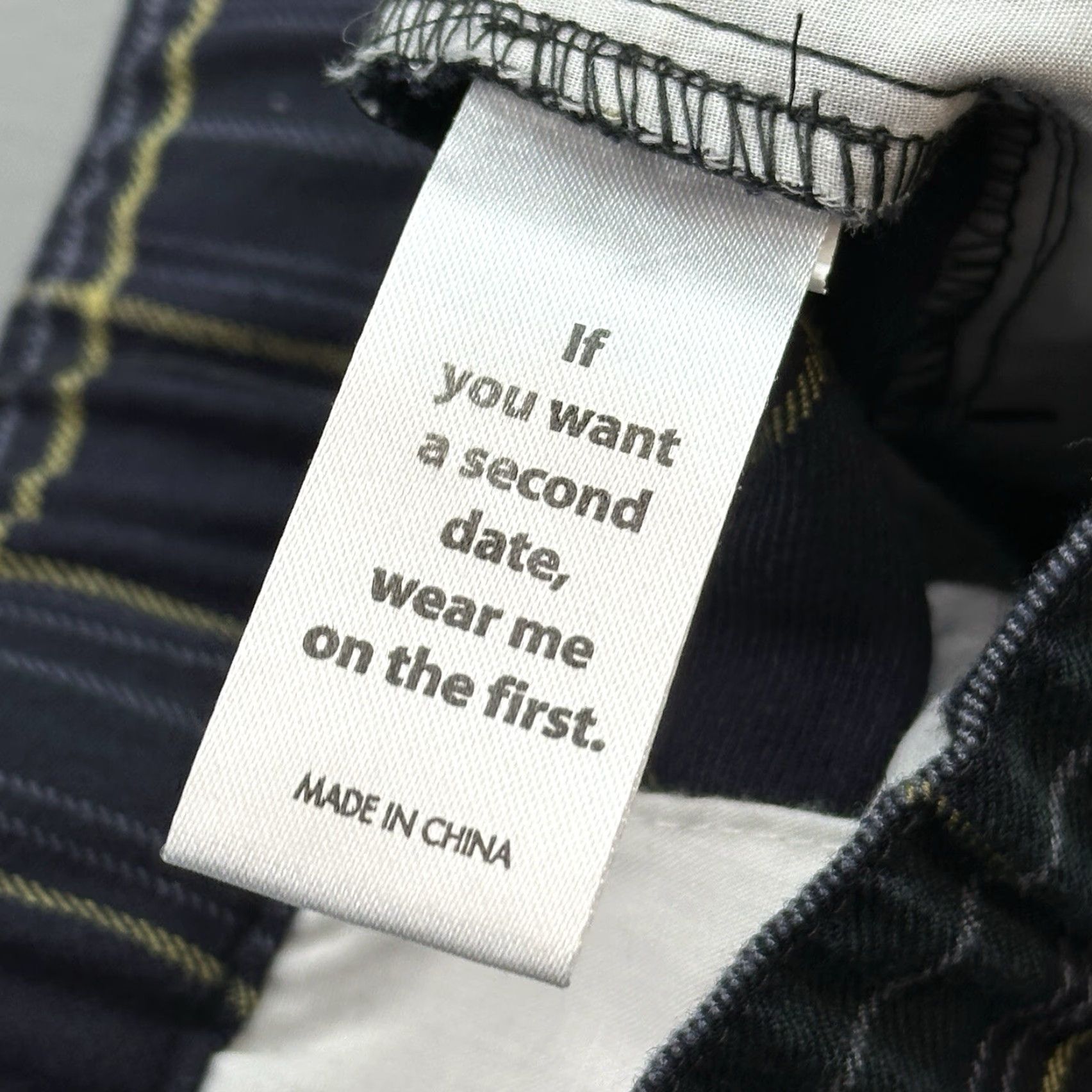 Pacsun Pacsun Pants Mens Large Blue Plaid Drawstring Stretch Casual Active Size US 33 - 7 Thumbnail