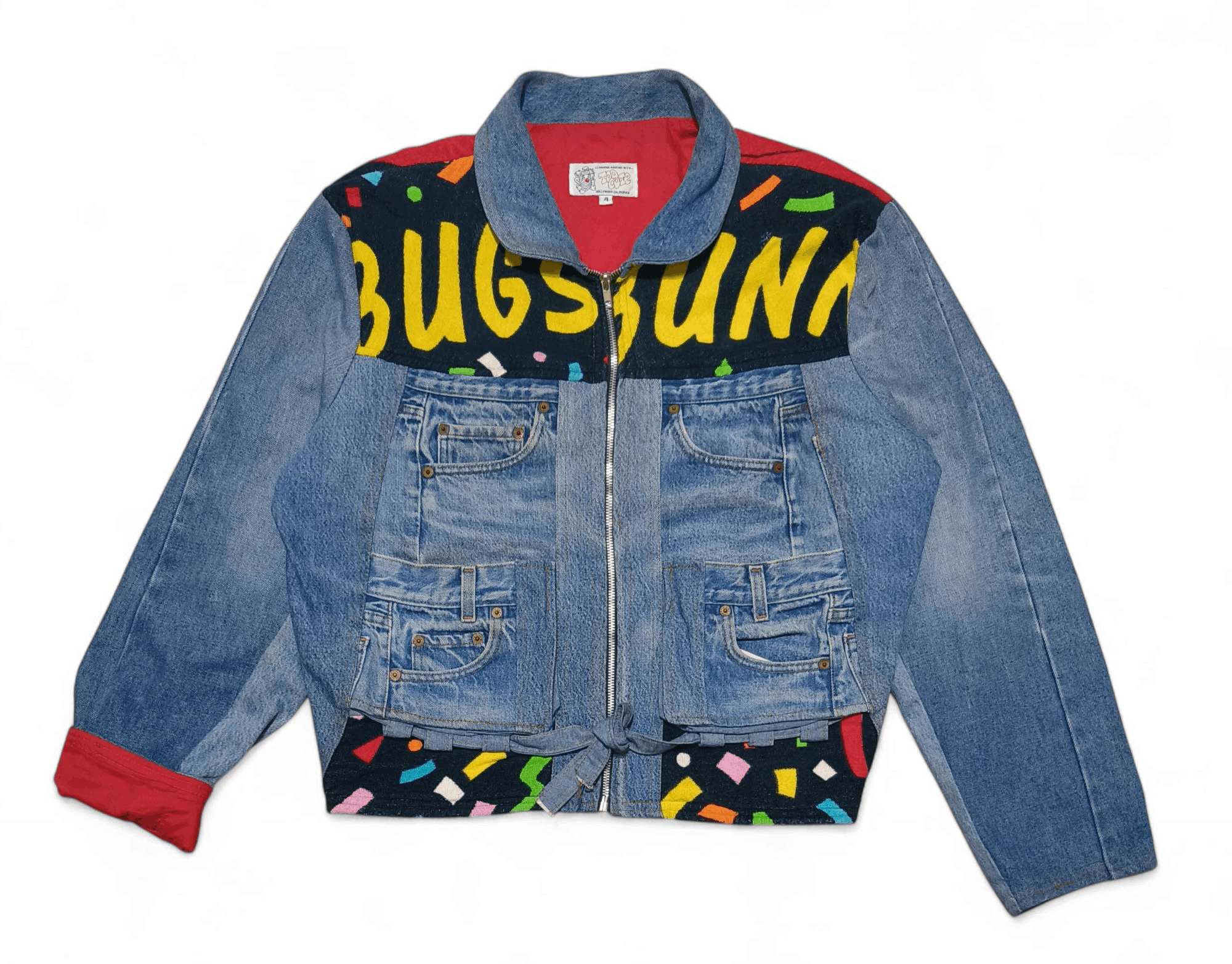 Too Cute Guetta Bros. Vintage BUGS BUNNY TOO CUTE Guetta Bros Disney Denim Jacket Size US M / EU 48-50 / 2 - 2 Thumbnail