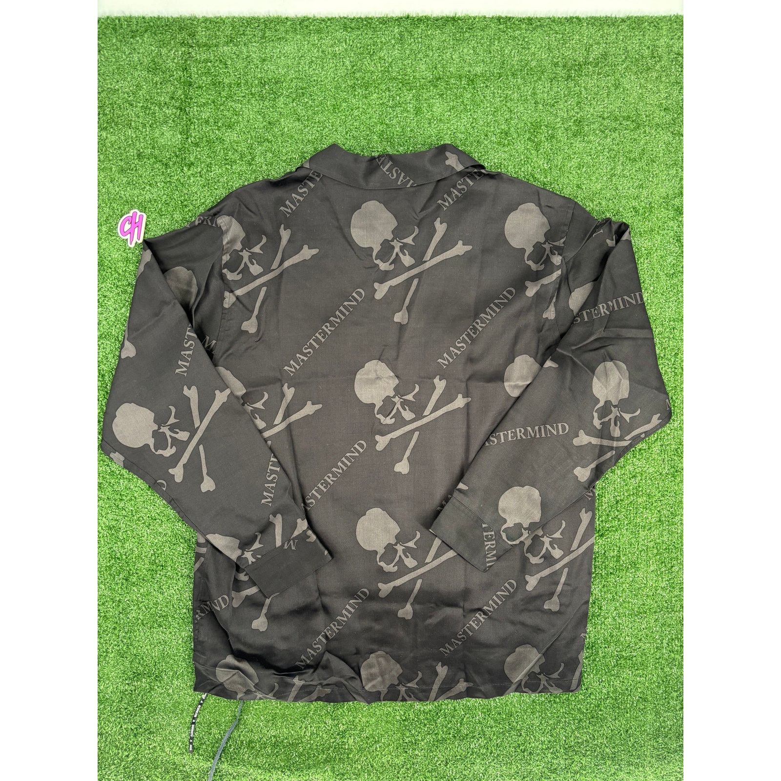 Mastermind Japan Mastermind World Silk Monogram Skull Button Down Size Large Size US L / EU 52-54 / 3 - 2 Thumbnail