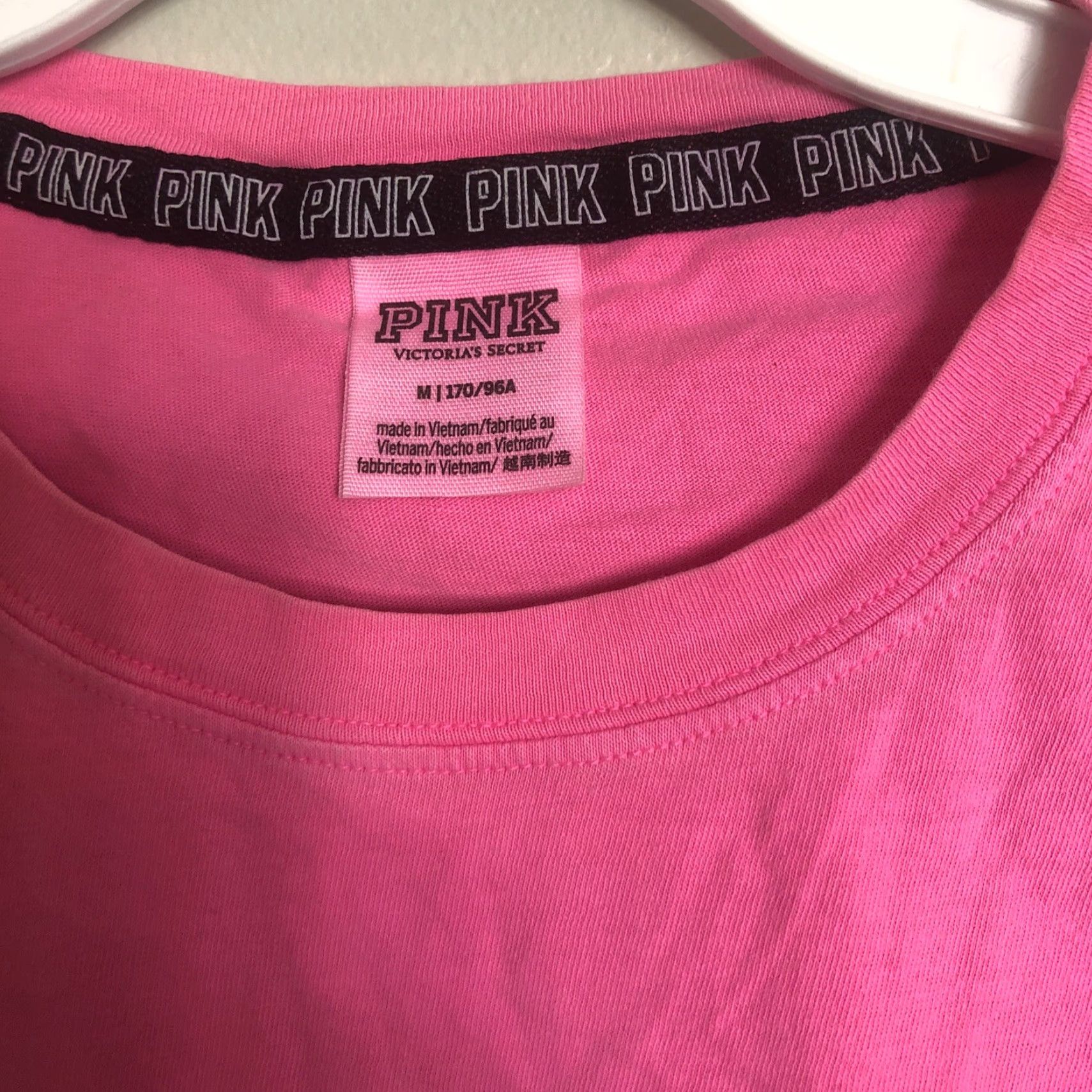 Victoria's Secret Victoria's Secret PINK Pullover Shirt Pink Long Sleeve Size M Logo Casual Sleeve Cotton Knit Round Neck T-Shirt Women Regular Vintage No Size M / US 6-8 / IT 42-44 - 4 Thumbnail