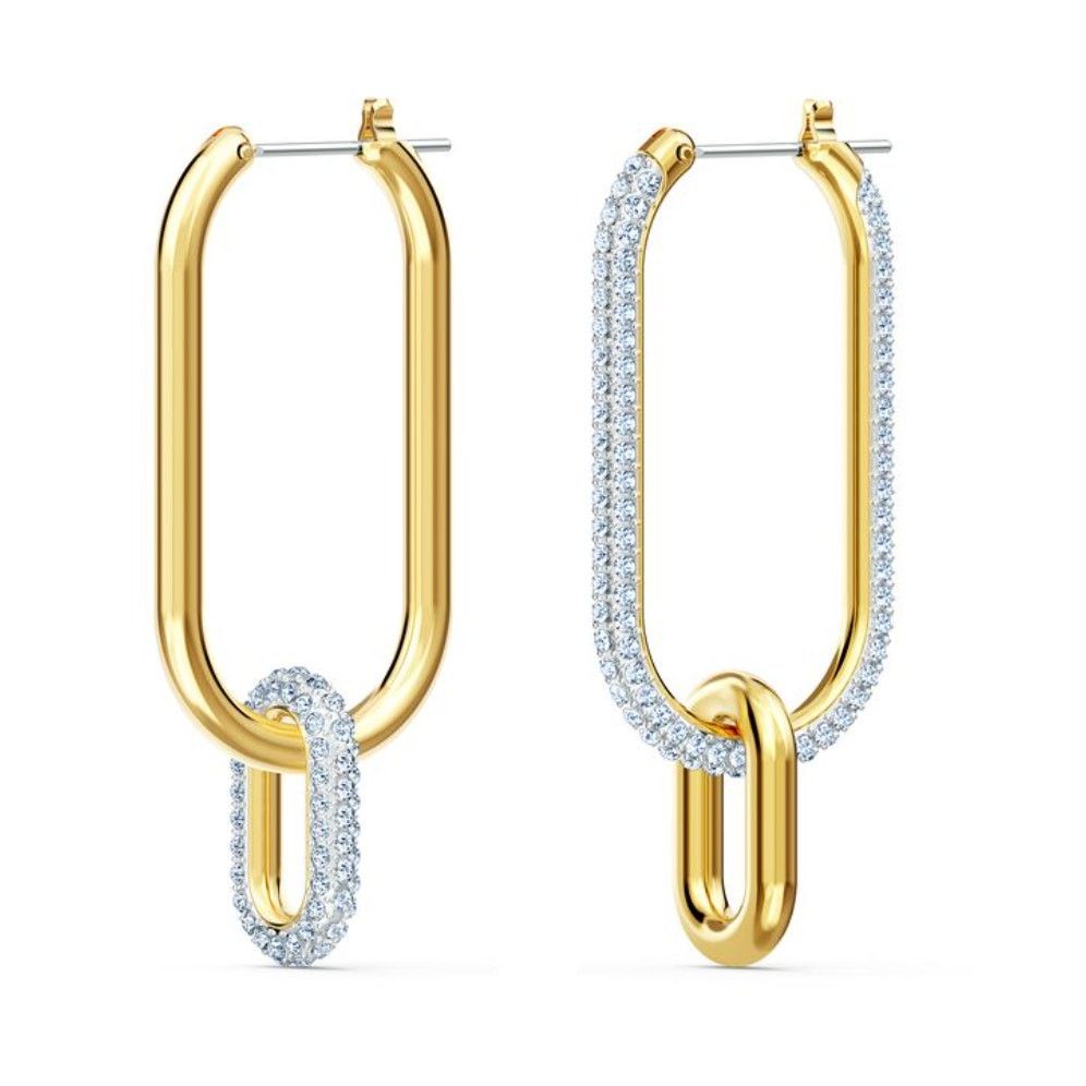 Swarovski Swarovski Time Hoop Pierced Earrings Size ONE SIZE - 2 Thumbnail