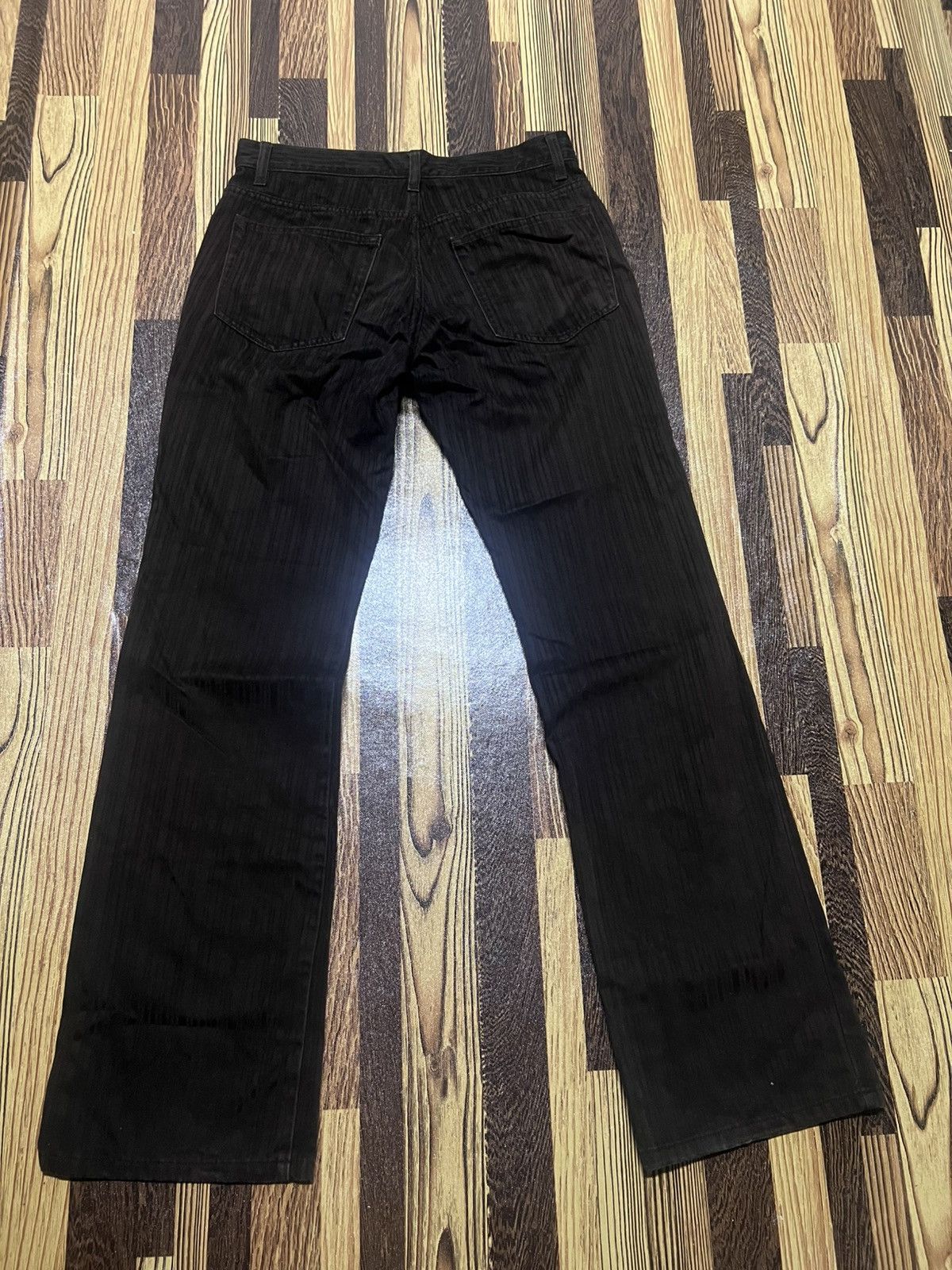 Japanese Brand Louis Chavlon Jeans Men’s Striped Pants Size US 32 / EU 48 - 4 Thumbnail