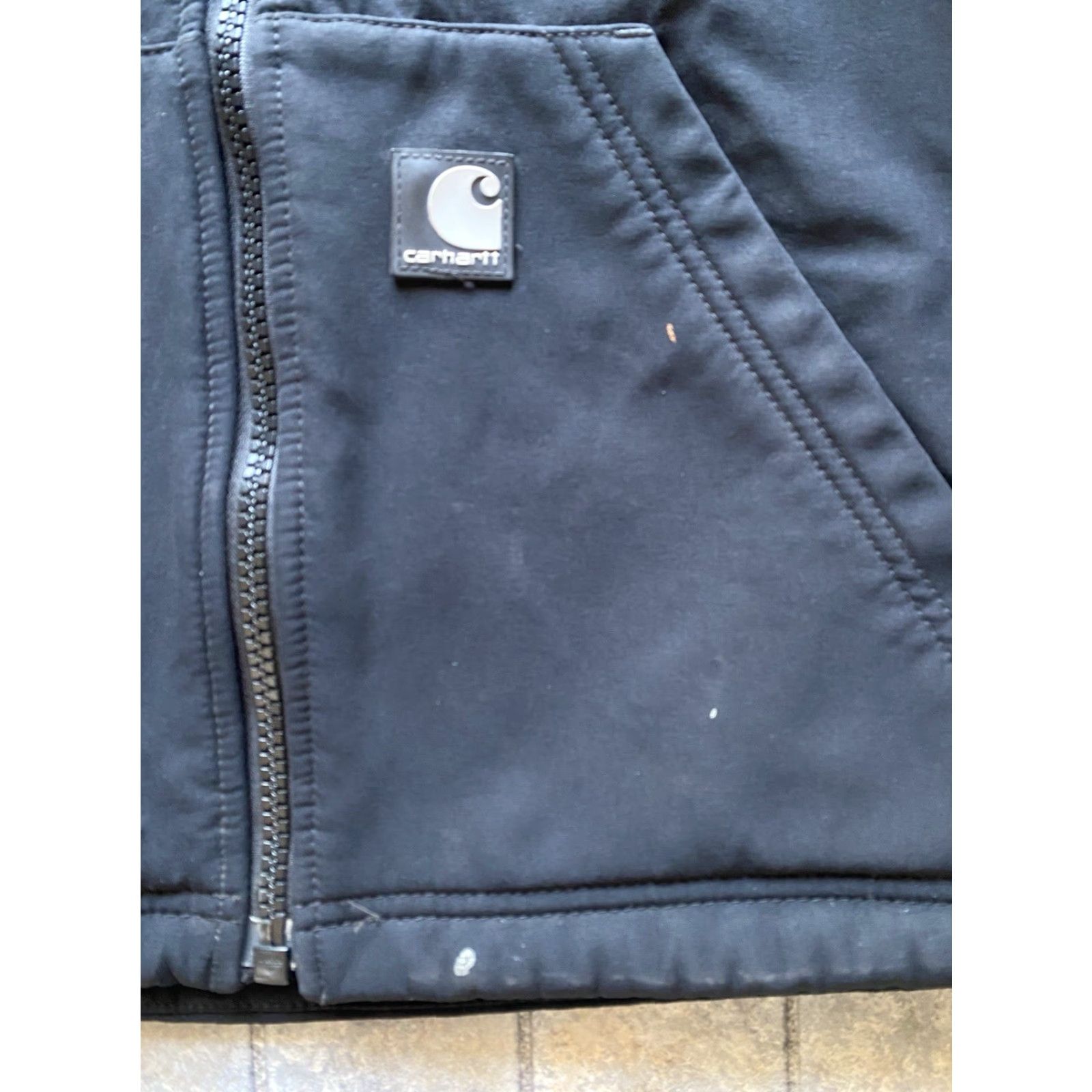 Carhartt Carhartt Jacket Women’s Small S Black Coat Flaws Wear Soft Shell J182 Nylon Outer Shell Carhartt Size S / US 4 / IT 40 - 4 Thumbnail