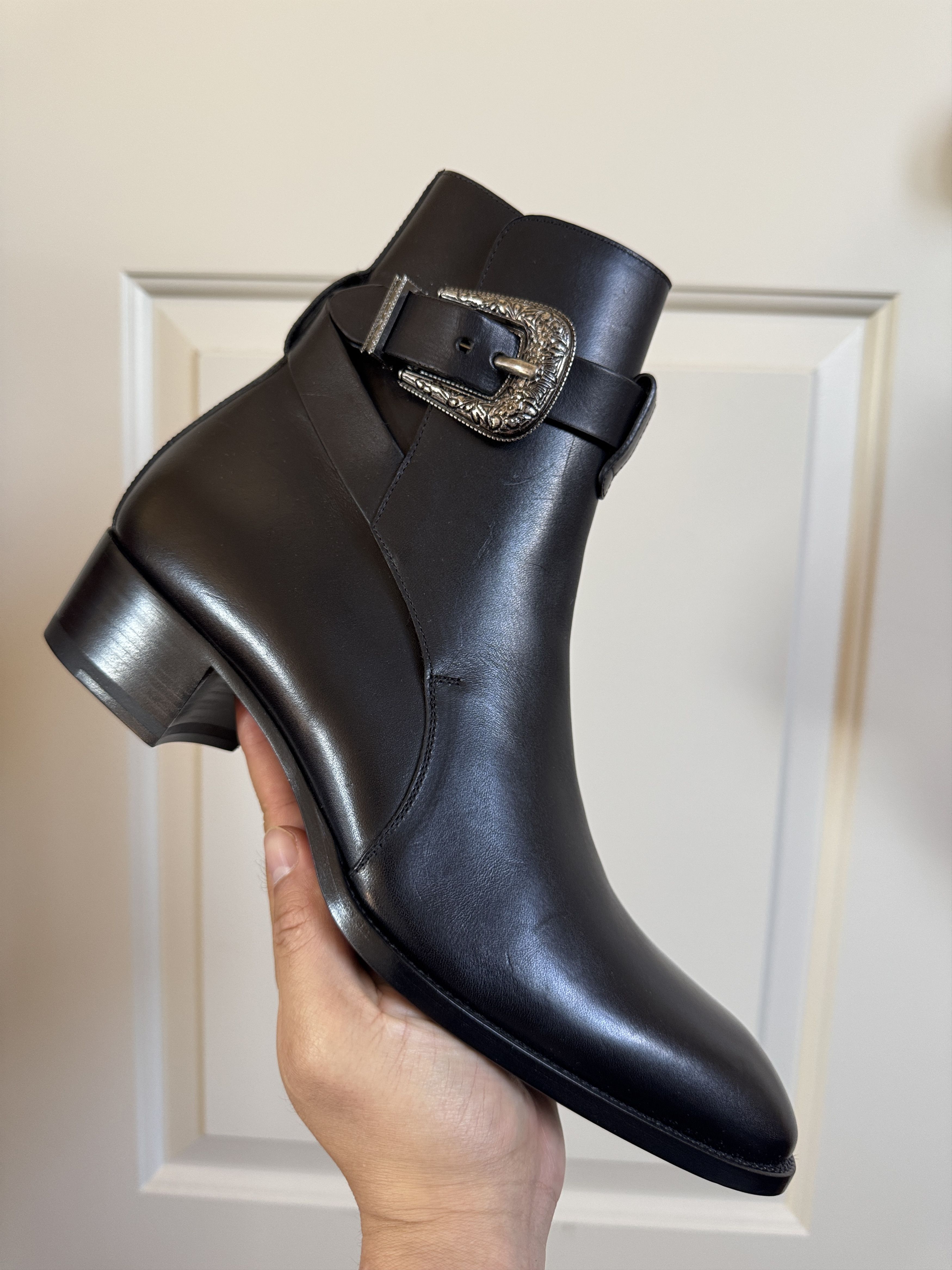 Saint Laurent Paris SS15 30mm High Jodhpur Boots | Grailed