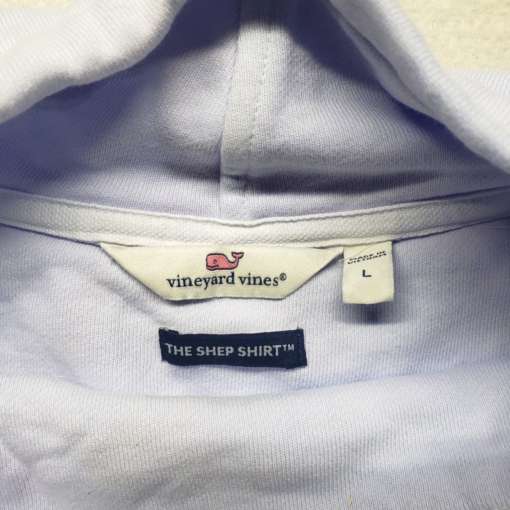 Vineyard Vines Vineyard Vines Sweater Light Blue Pullover 1/4 Zip The Shep Shirt Preppy Men's L Shirt Size US L / EU 52-54 / 3 - 3 Thumbnail