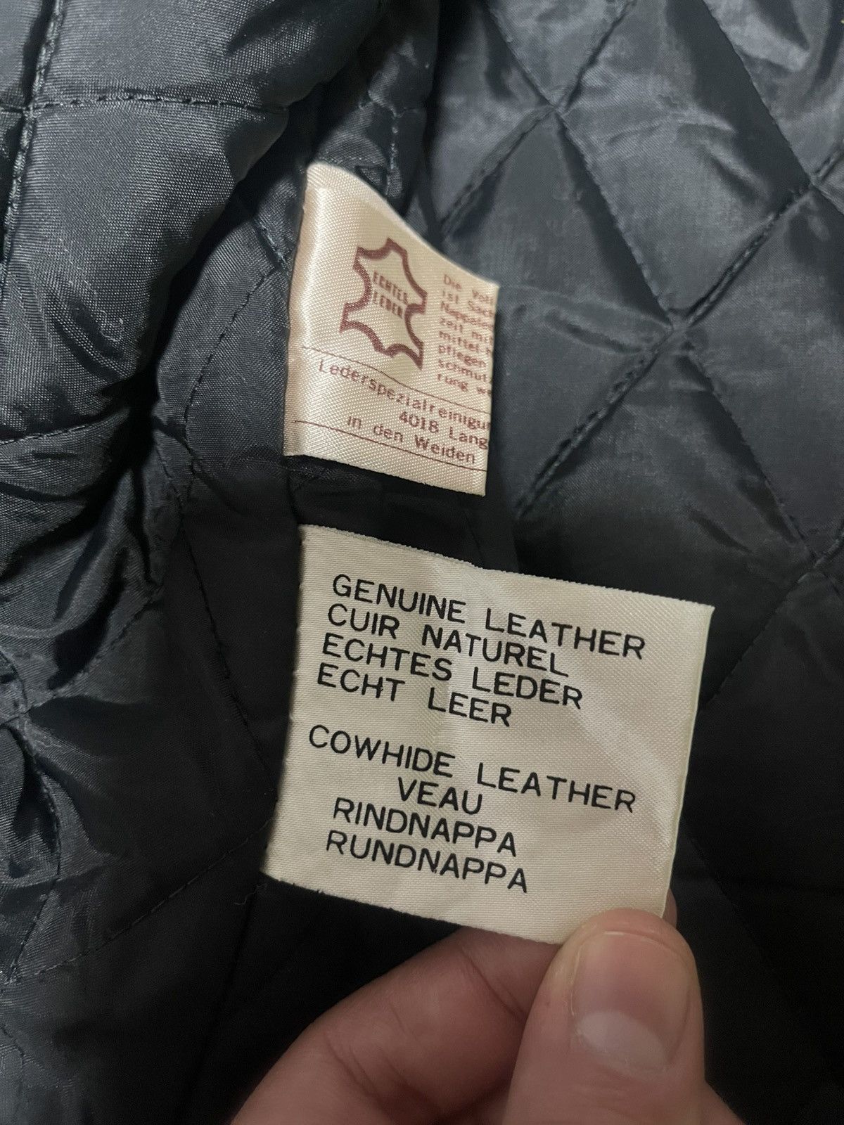 Vintage ECHTES LEDER VINTAGE BIKER LEATHER JACKET SIZE 38 Size XS / US 0-2 / IT 36-38 - 16 Thumbnail