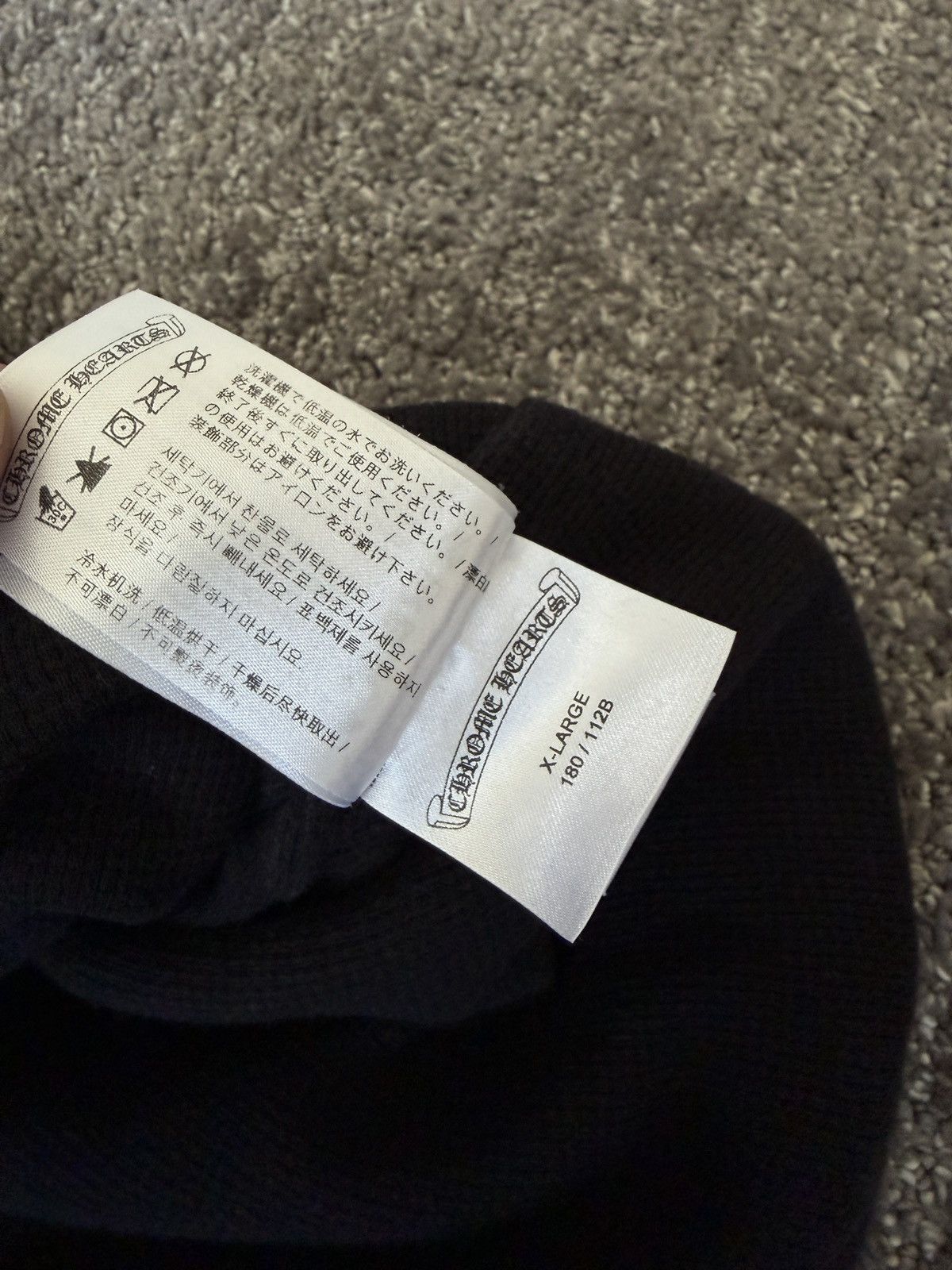 Chrome Hearts Chrome Hearts Thermal Lined Zip Up Hoodie Size US XL / EU 56 / 4 - 11 Thumbnail