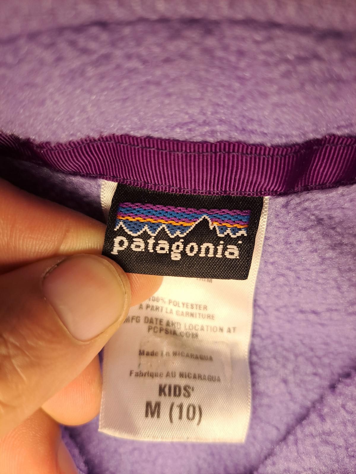 Patagonia VINTAGE 2000 Patagonia Vest Jacket Kids Medium 10 Purple Size US M / EU 48-50 / 2 - 2 Thumbnail
