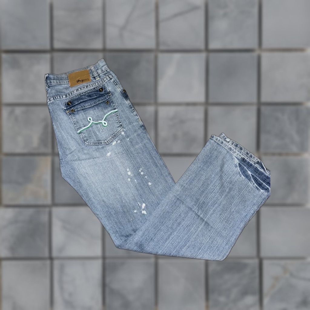 Denime VINTAGE LRG Jeans Denim Blue 34x34 Men Regular 34 Inseam 34 Straight Size US 34 / EU 50 - 1 Thumbnail